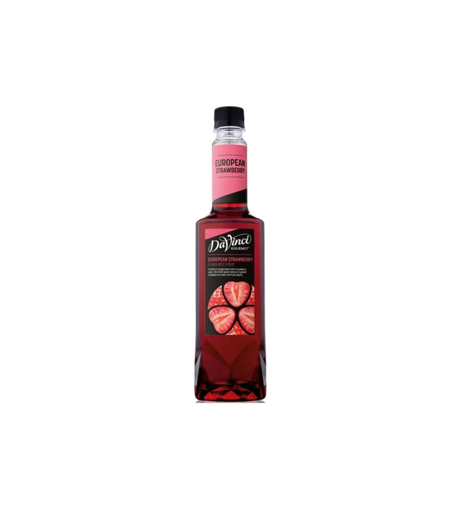 DaVinci Gourmet Da Vinci Gourmet European Strawberry Flavored Cocktail Syrup 750 ML