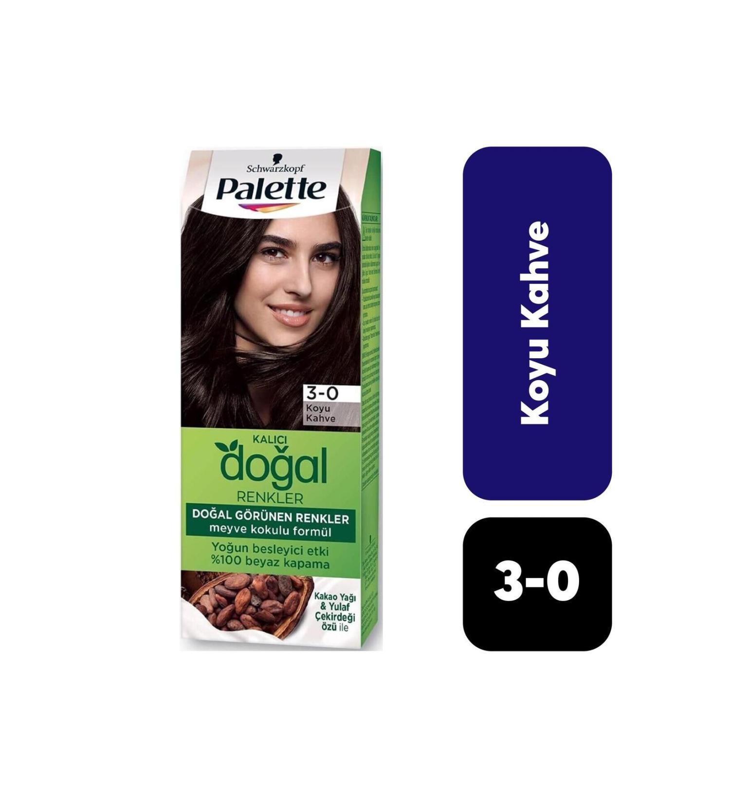 Natural Colors in Palette .3-0 Dark Brown