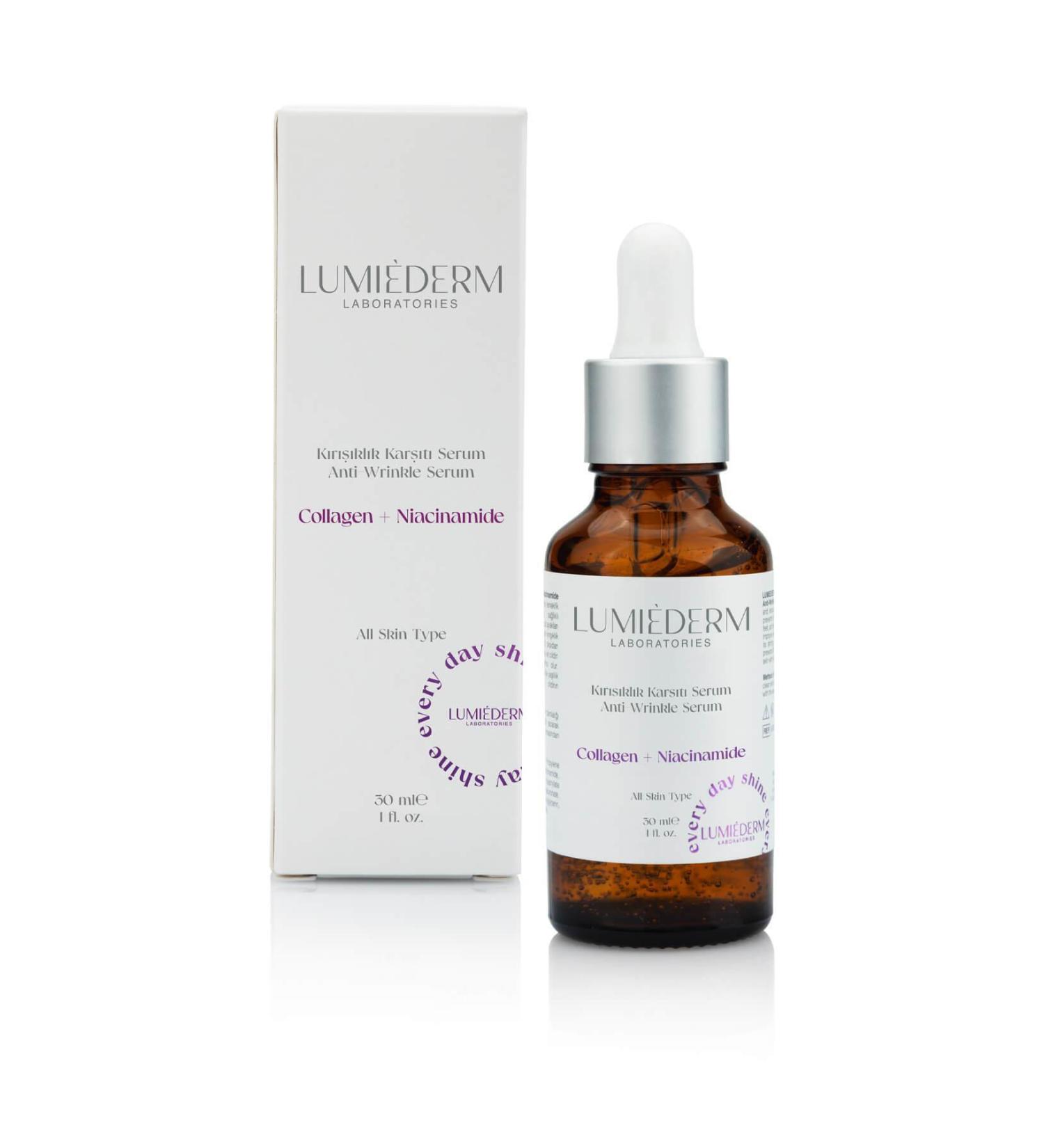 Lumiederm Laboratories Collagen + Niacinamide Anti-Wrinkle Serum - Buy Online on GoSupps.com
