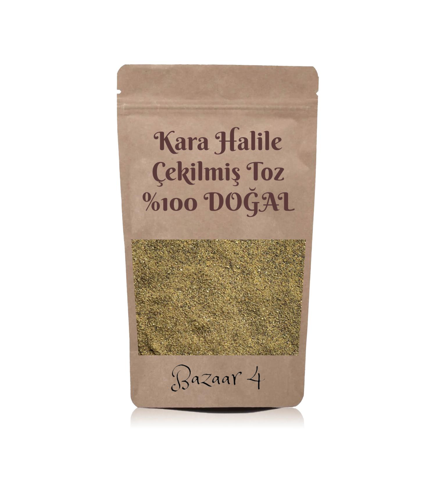 BAZAAR 4 Black Halile Ground Black Halile Powder 350 gr