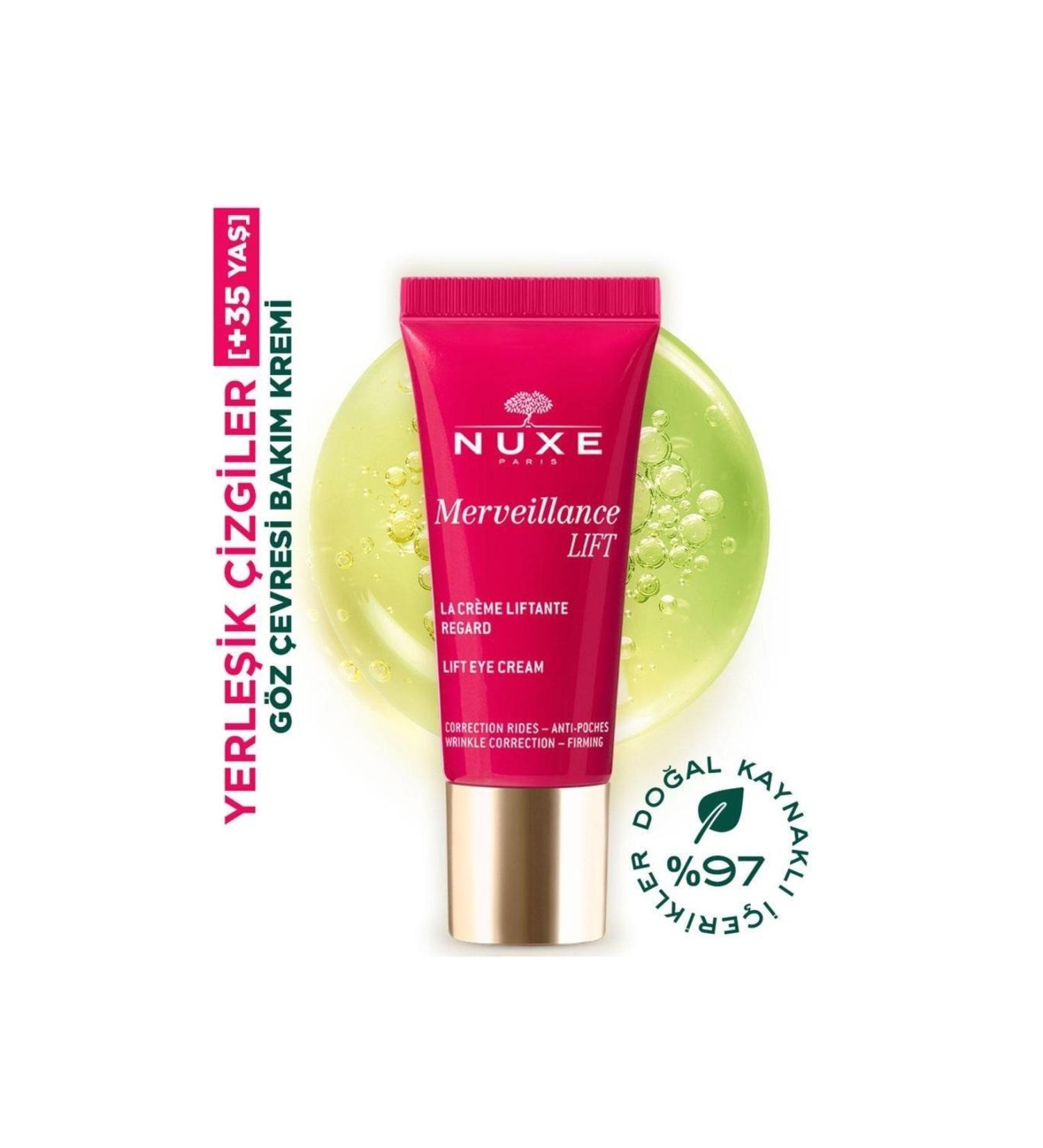 Nuxe Merveillance Lift Eye Cream Brightening Firming Anti-Wrinkle Eye Cream 15ml