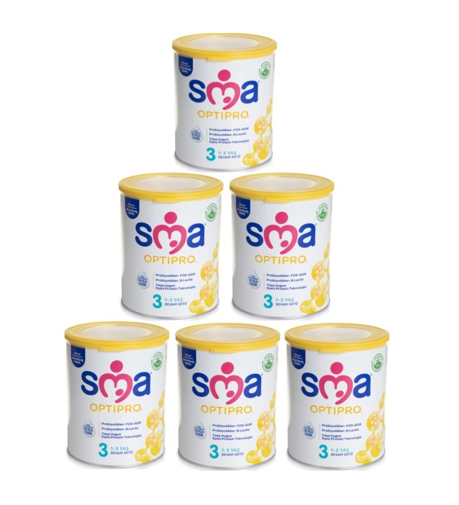 SMA OPTIPRO Number 3 FOS-GOS 800 GR +1 Year 6 Advantage Package (4800GR) - Buy Online on GoSupps.com