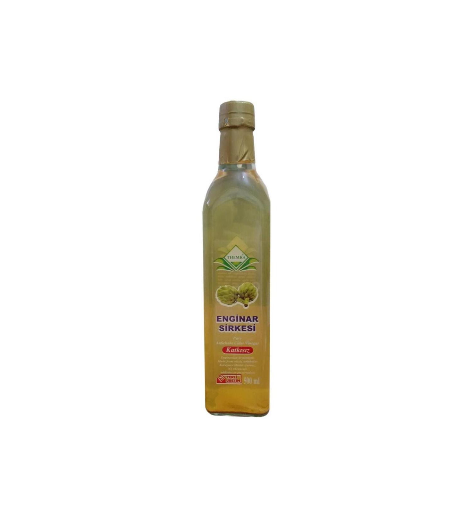 Themra Artichoke Vinegar 500 Ml Pure Additive-Free Natural Fermentation
