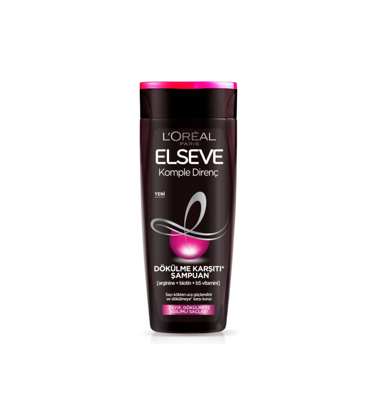 L'Oreal Paris L'or al Paris Elseve Complete Resistance Anti-Hair Loss Shampoo 390 ml - Buy Online on GoSupps.com