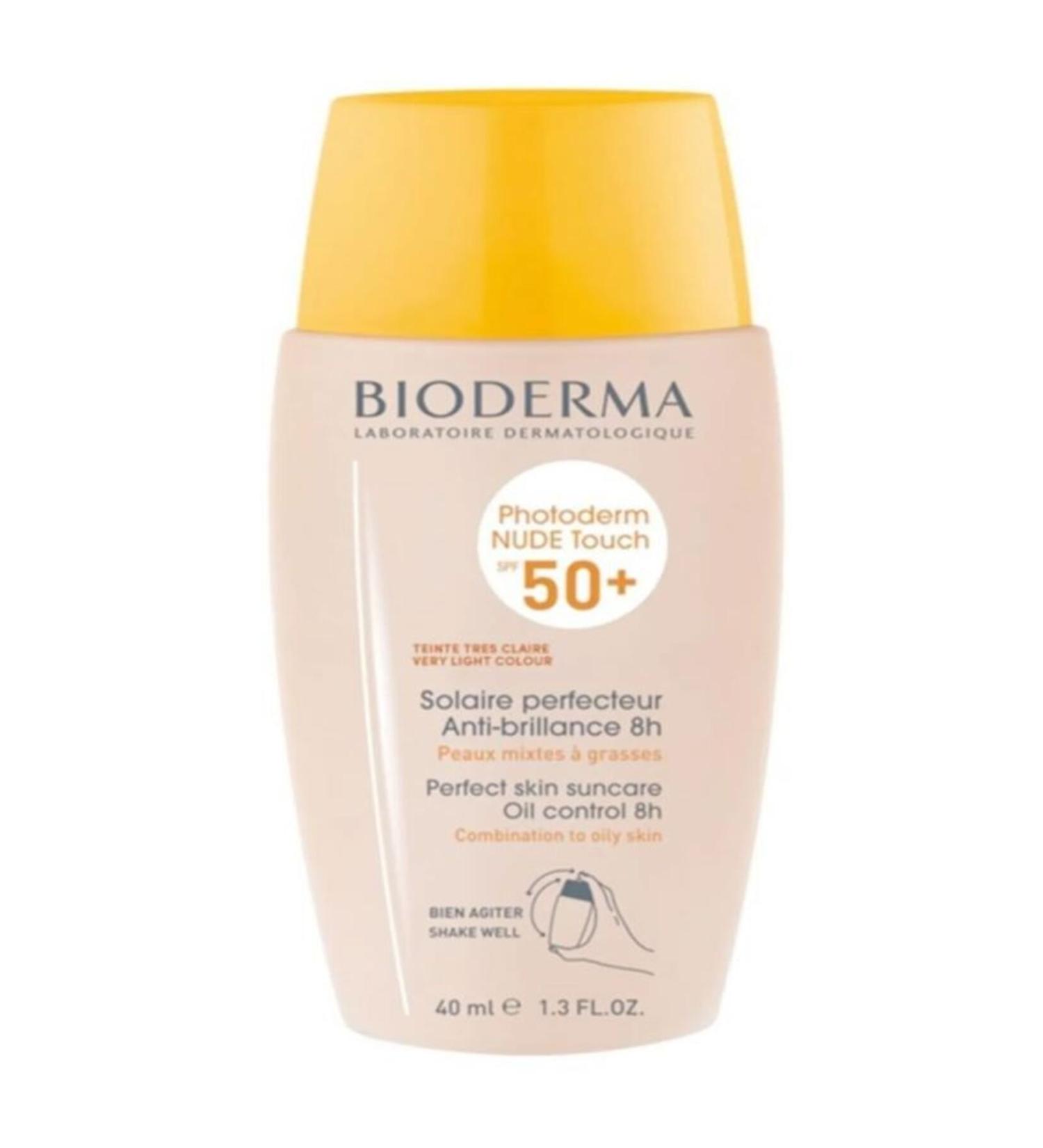 Bioderma Photoderm NUDE Touch SPF50+ Very Light 0 mineral natural concealer sunscreen-40 ml