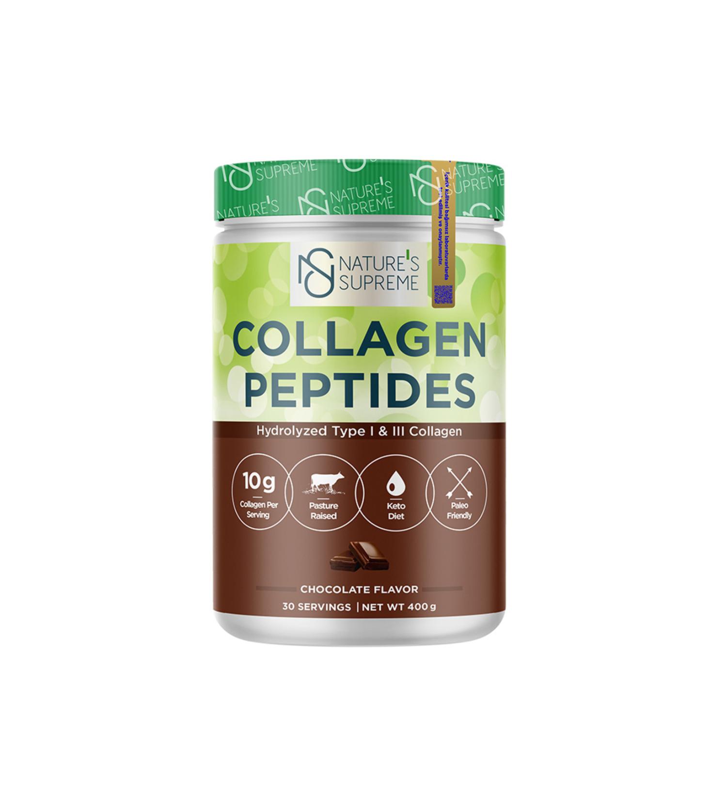 Natures Supreme Collagen Peptides Powder 400 gr - Buy Online on GoSupps.com