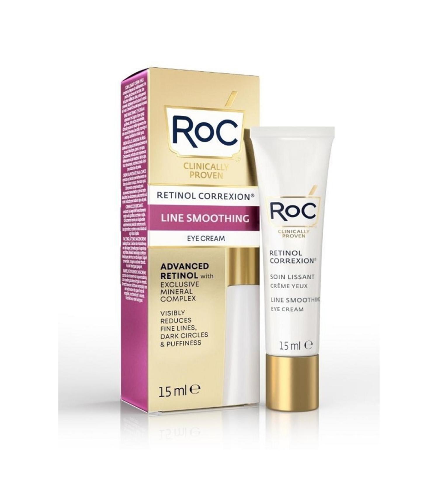 Roc Eye Cream for Reducing Wrinkles and Crow's Feet Around the Eyes 15 ml