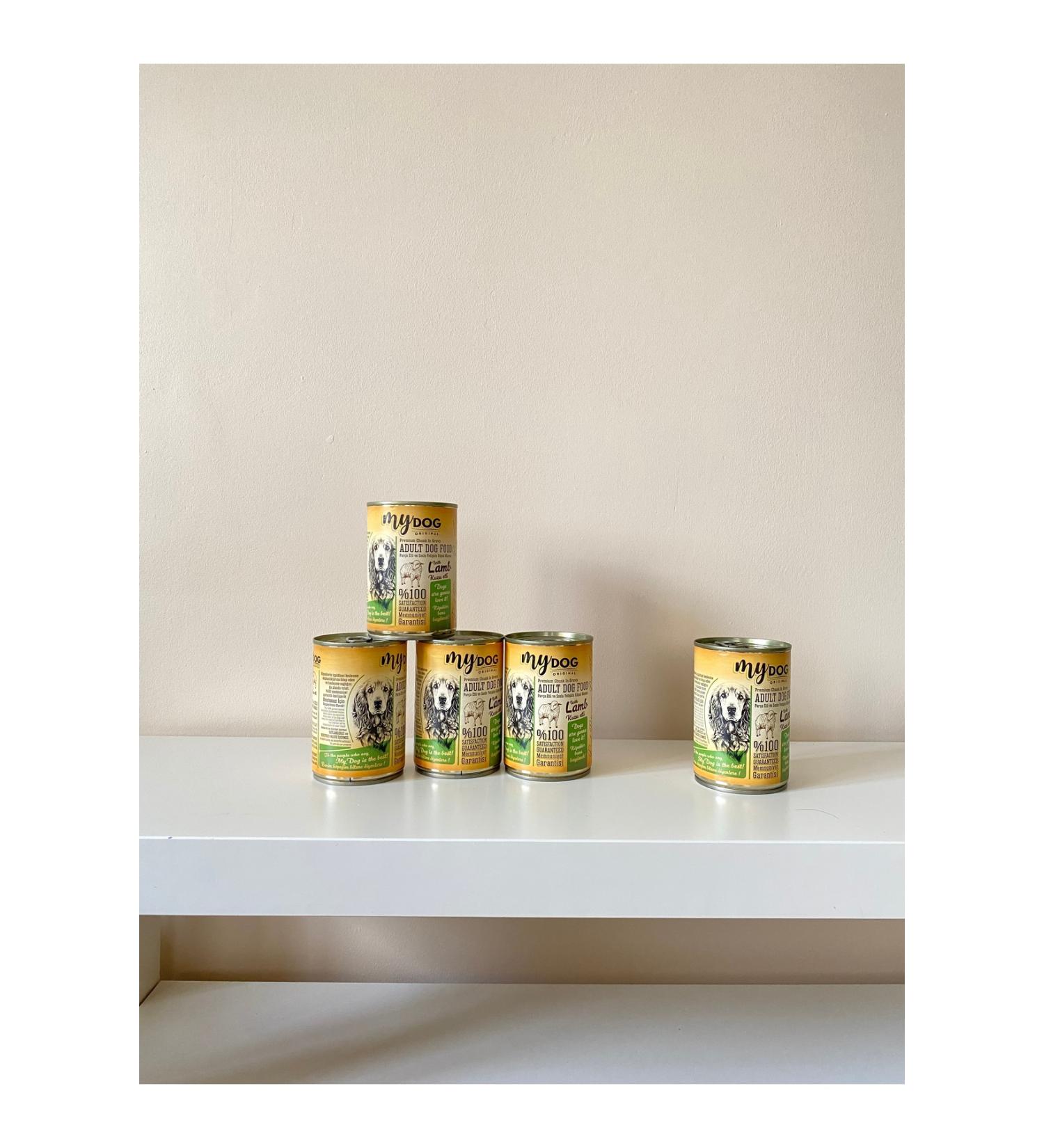 mydog MY DOG PIECE MEAT AND SAUCE LAMB MEAT ADULT DOG CANNED FOOD