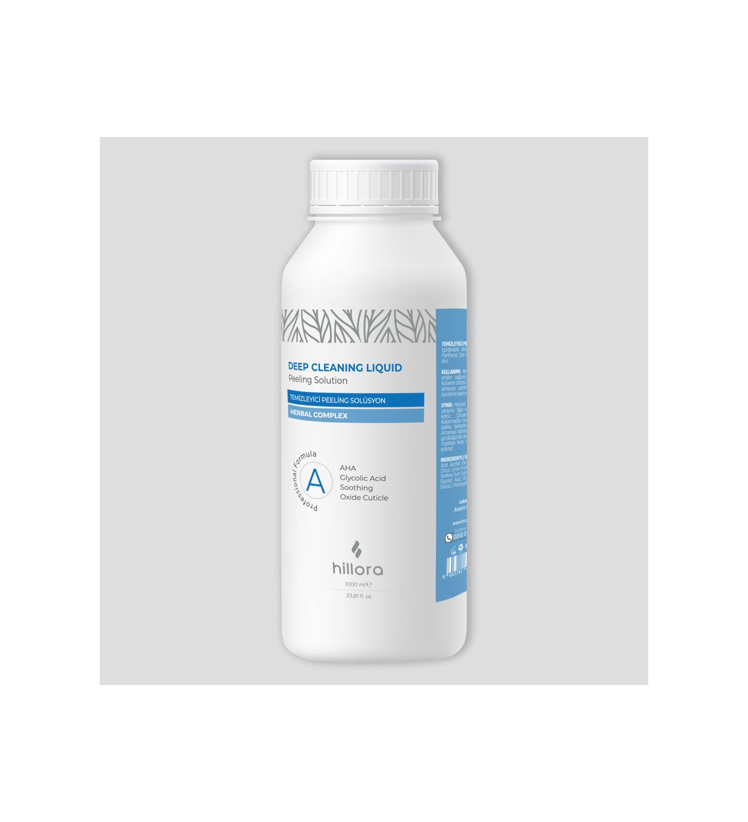 Hillora Hydrafacial AHA Effective Cleansing Peeling Solution 1000ml