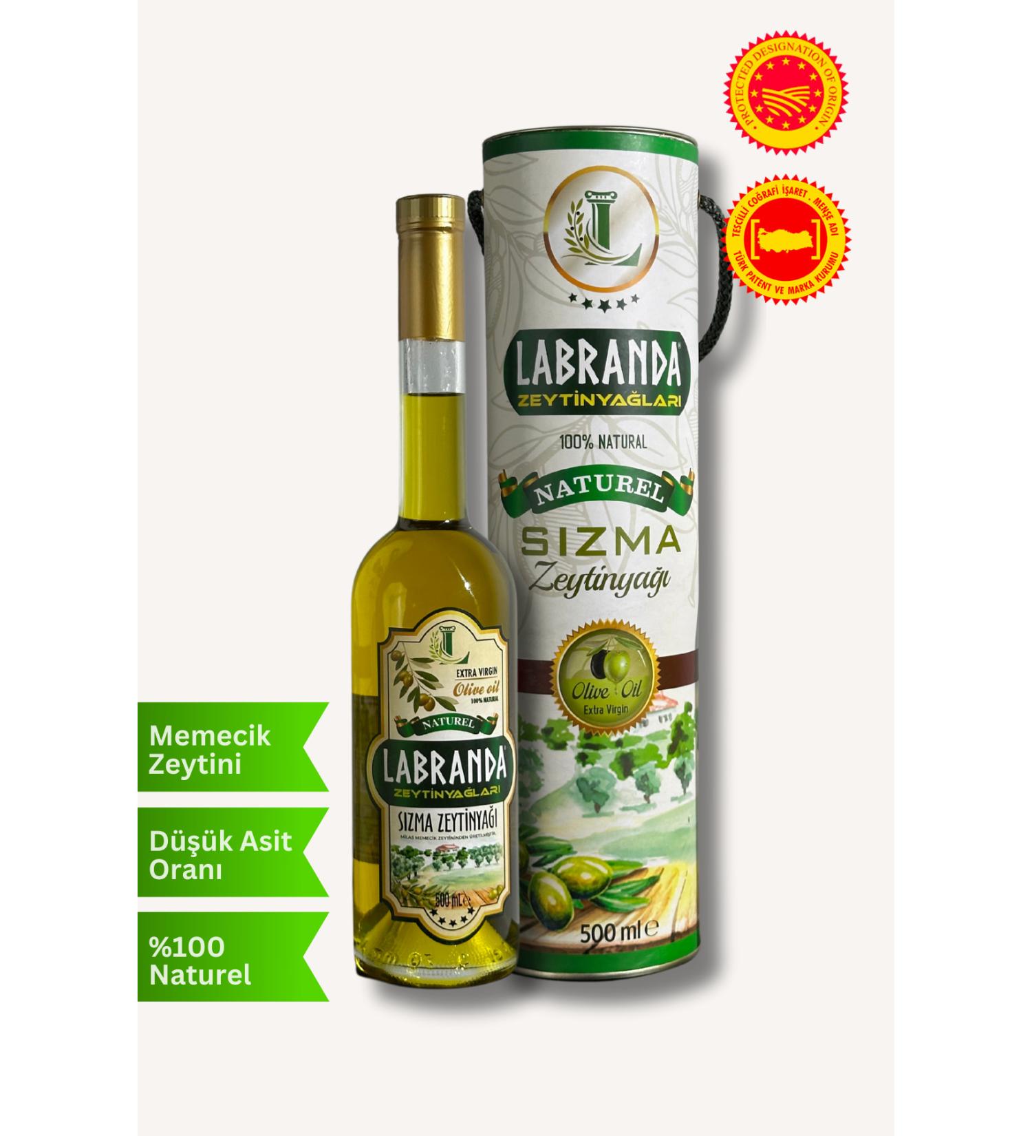 Labranda Olive Oil Labranda Natural Extra Virgin Olive Oil - Extra Virgin - Terrace Glass Bottle - 500 ml