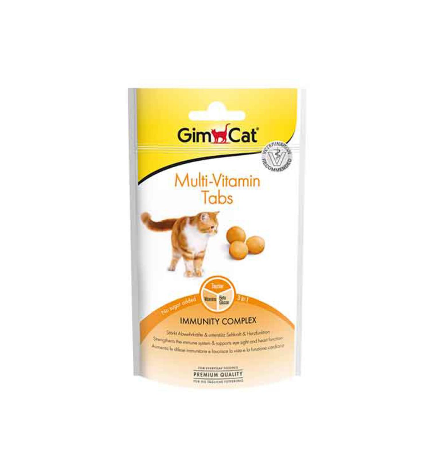 SKY TOPTAN Gimcat Multi-vitamin Tabs Cat Reward Tablet 40 Gr