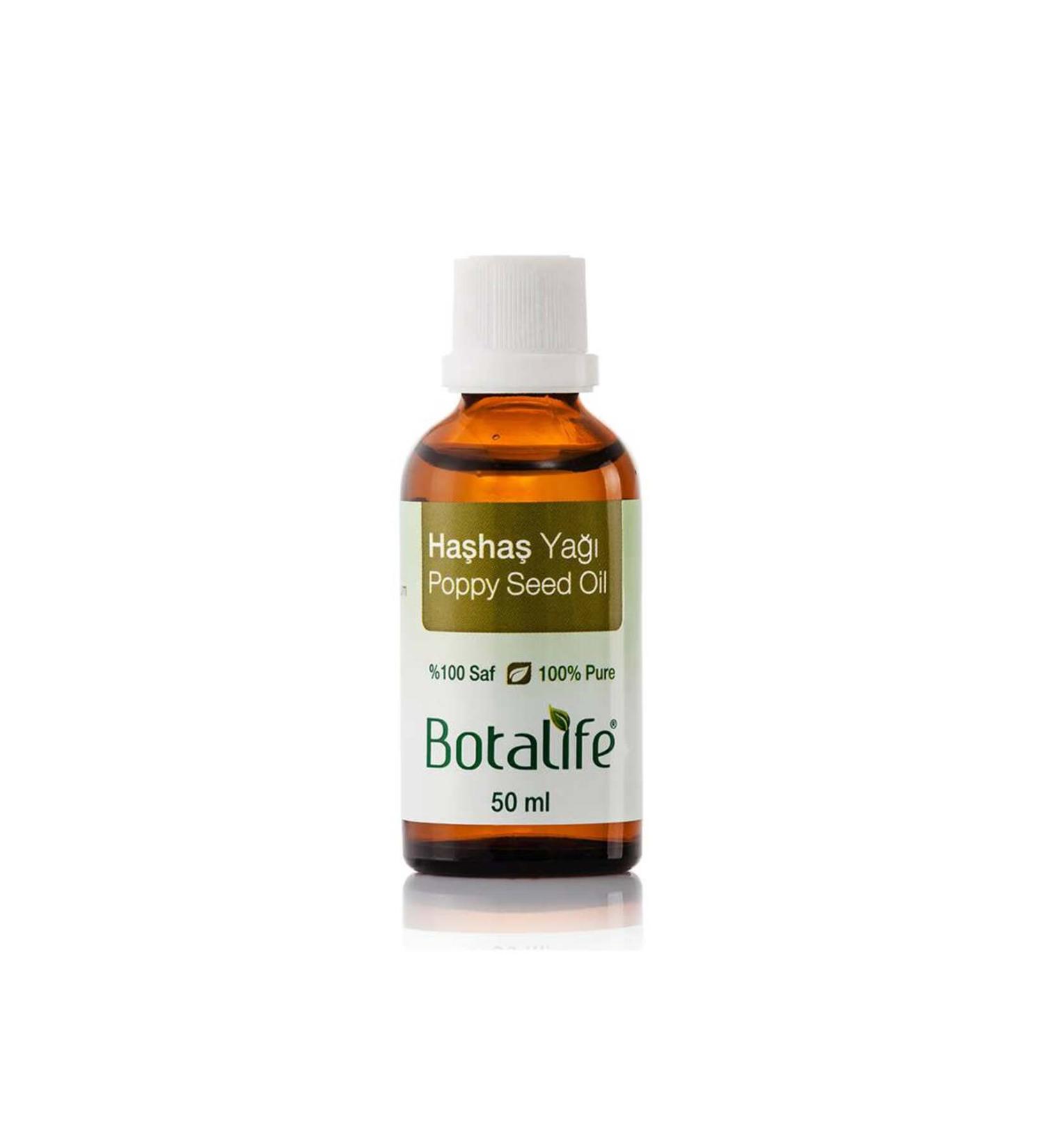 Botalife Pure Poppy Seed Oil 50ml Cold Pressed Natural Additive-Free Pressing