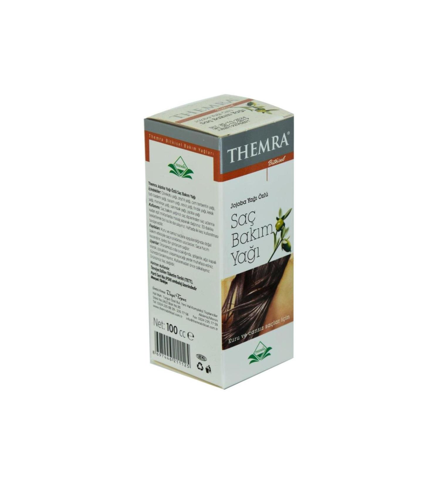 Themra Jojoba Oily Care Oil for Dry and Lifeless Hair 100cc