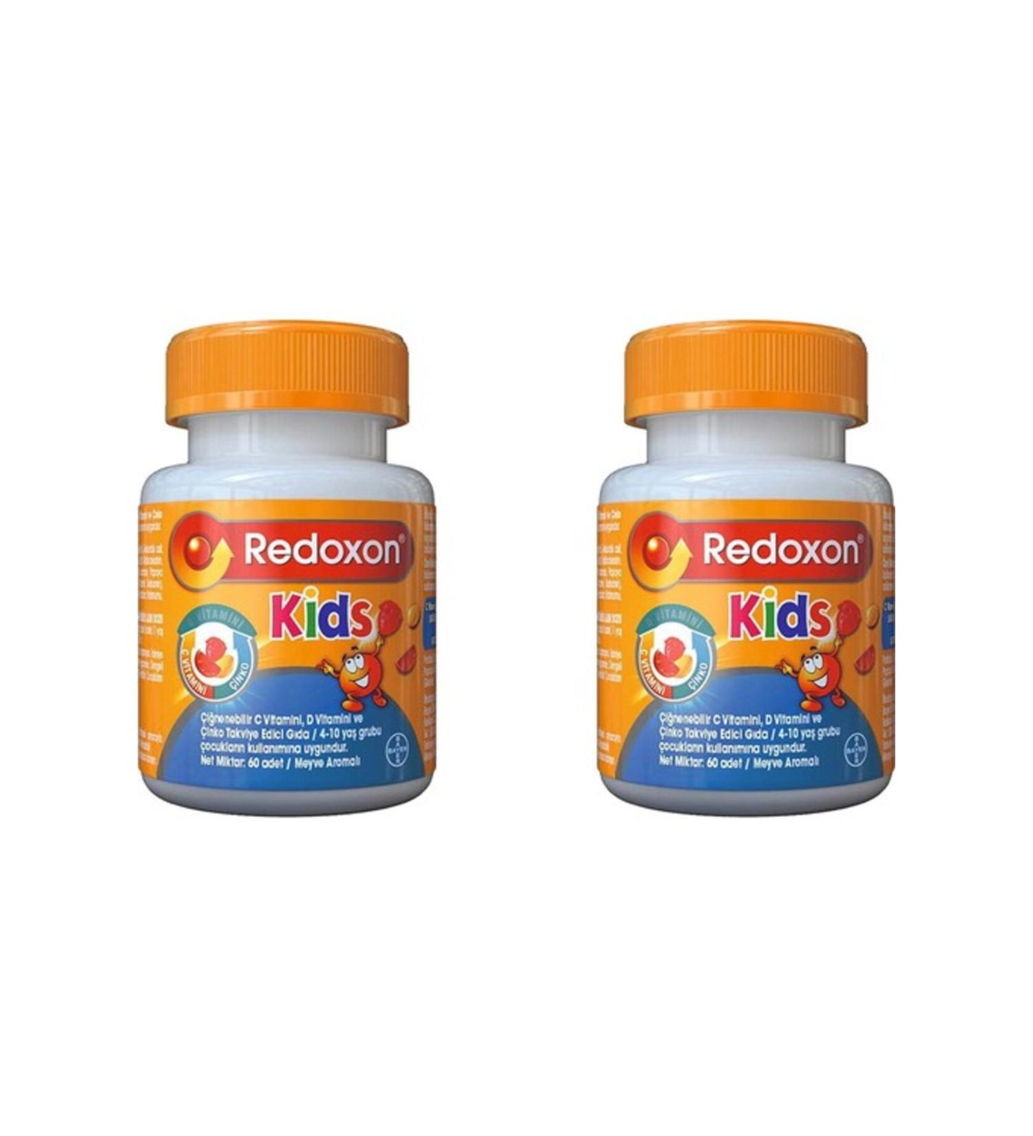 Redoxon Kids Chewable 60 Tablets 2 Pack