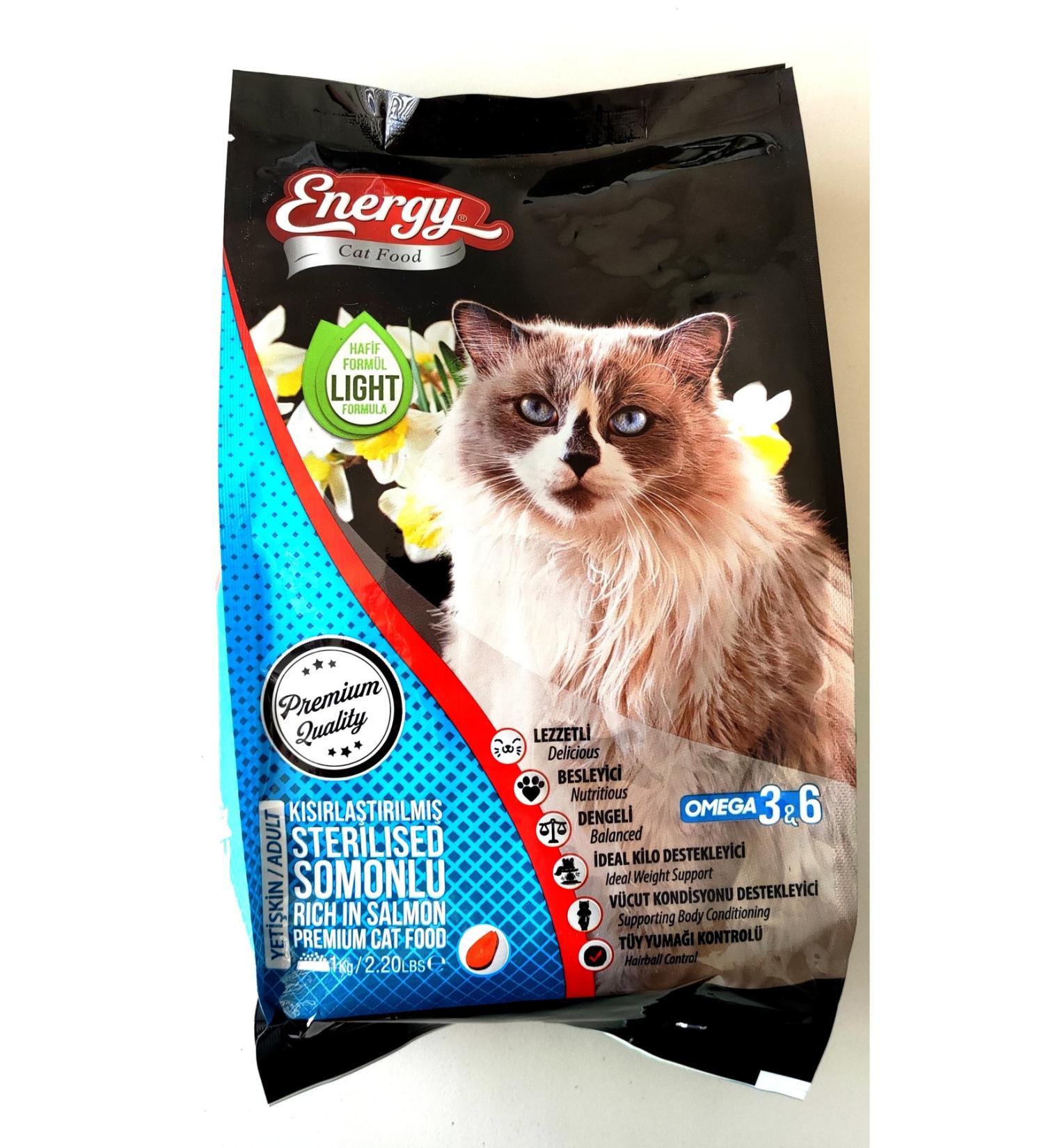 Energyx Salmon Sterilized Cat Food - 1 Kg