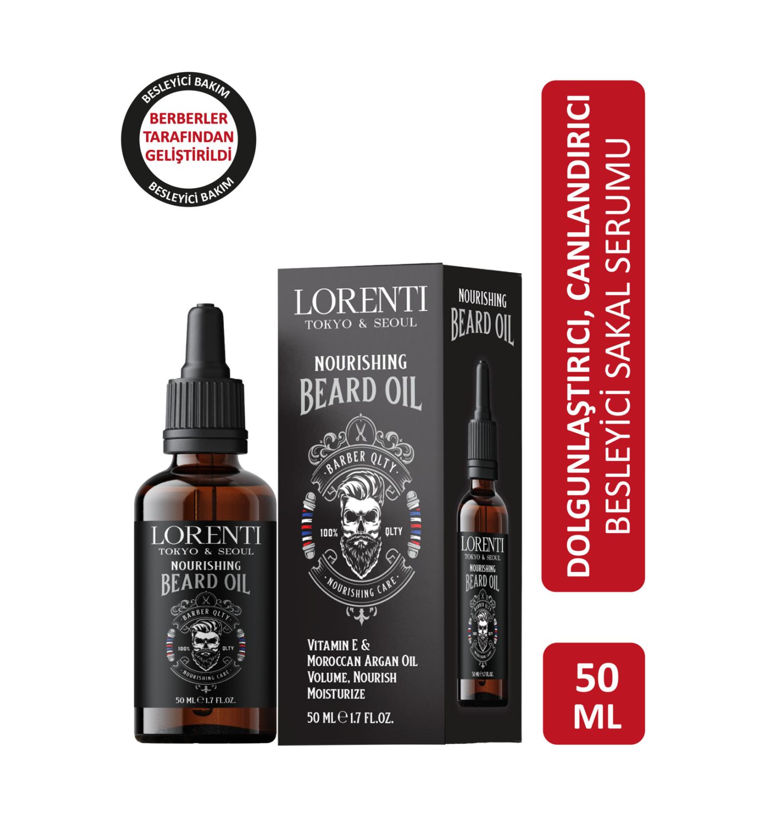 LORENTI Plumping Revitalizing and Nourishing Beard Care Serum