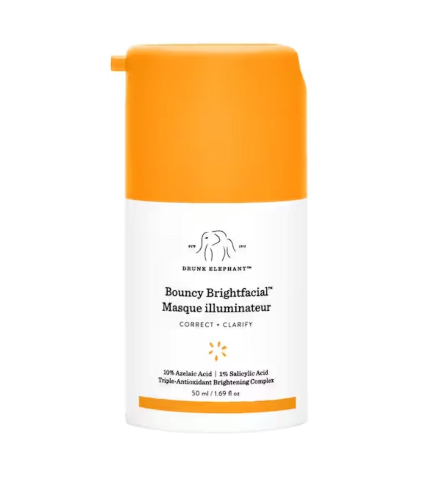 Drunk Elephant Bouncy Brightfacial- Purifying & Brightening Face Mask