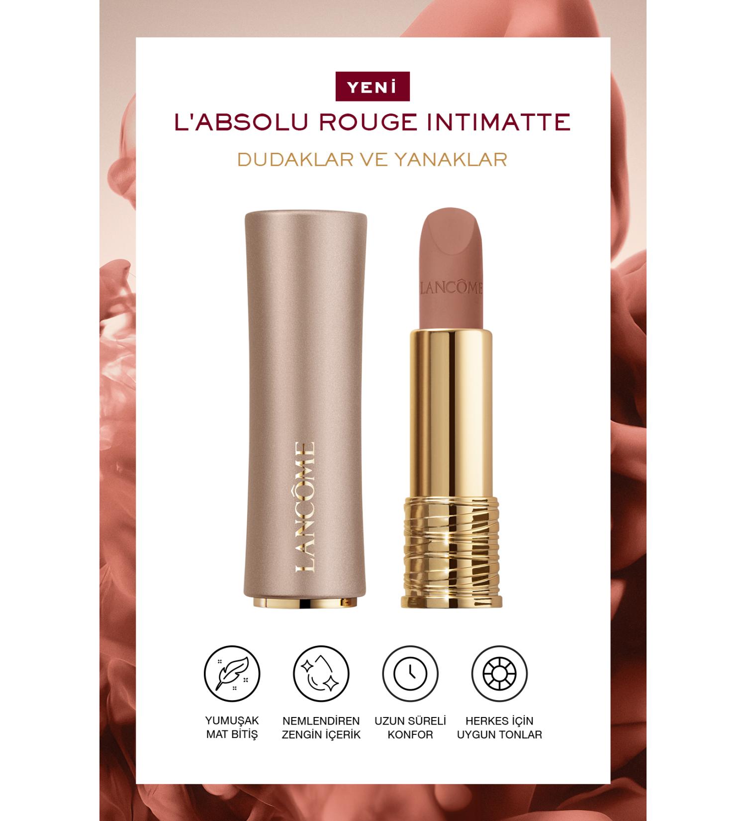 Lancome L'Absolu Rouge Intimatte Ultra Matte Lipstick 210 - Unspoken Feelings 3614274132007 - Buy Online on GoSupps.com