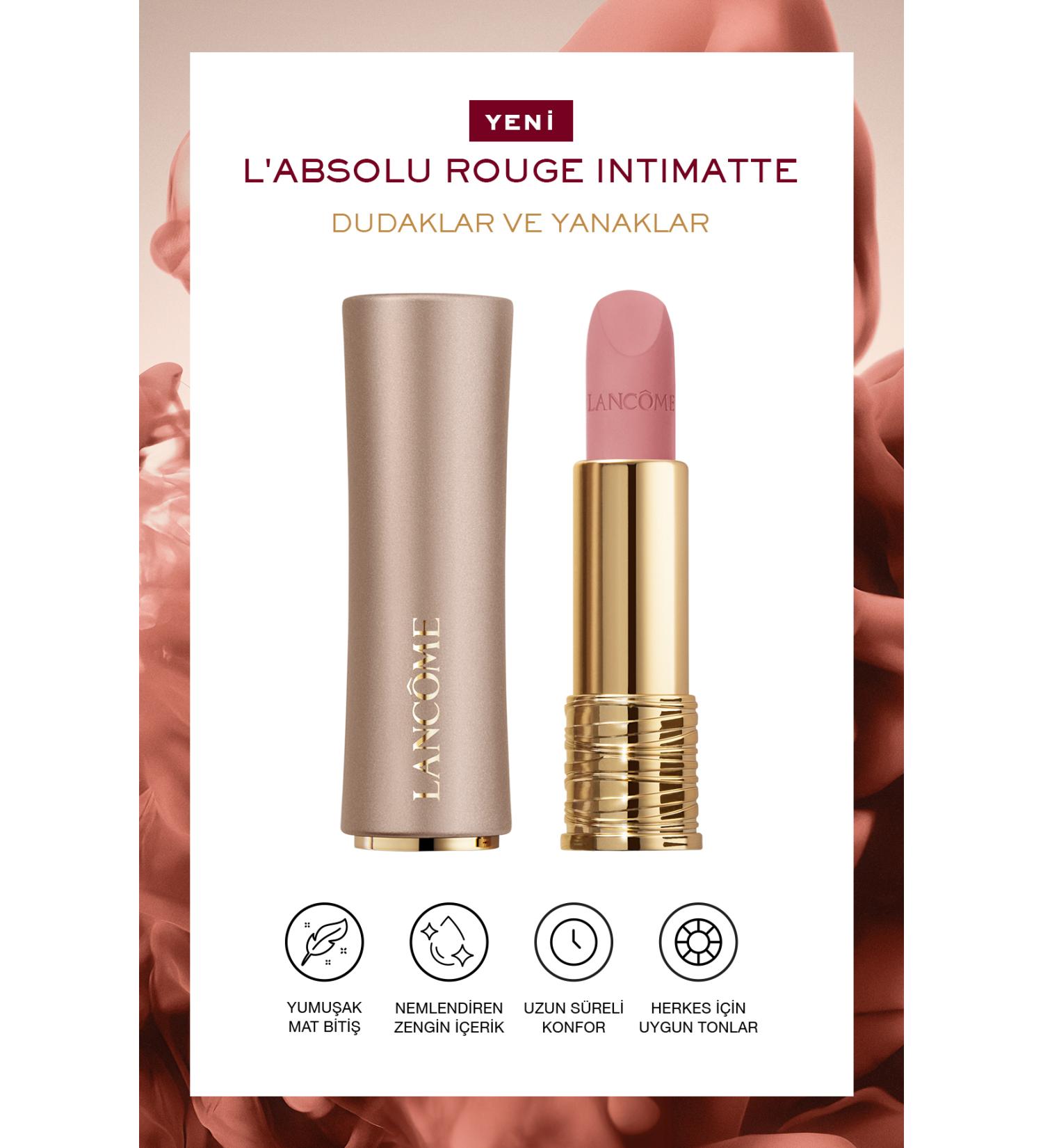 Lancome L'Absolu Rouge Intimatte Ultra Matte Lipstick 300 - Self Revealing 3614274131987 - Buy Online on GoSupps.com
