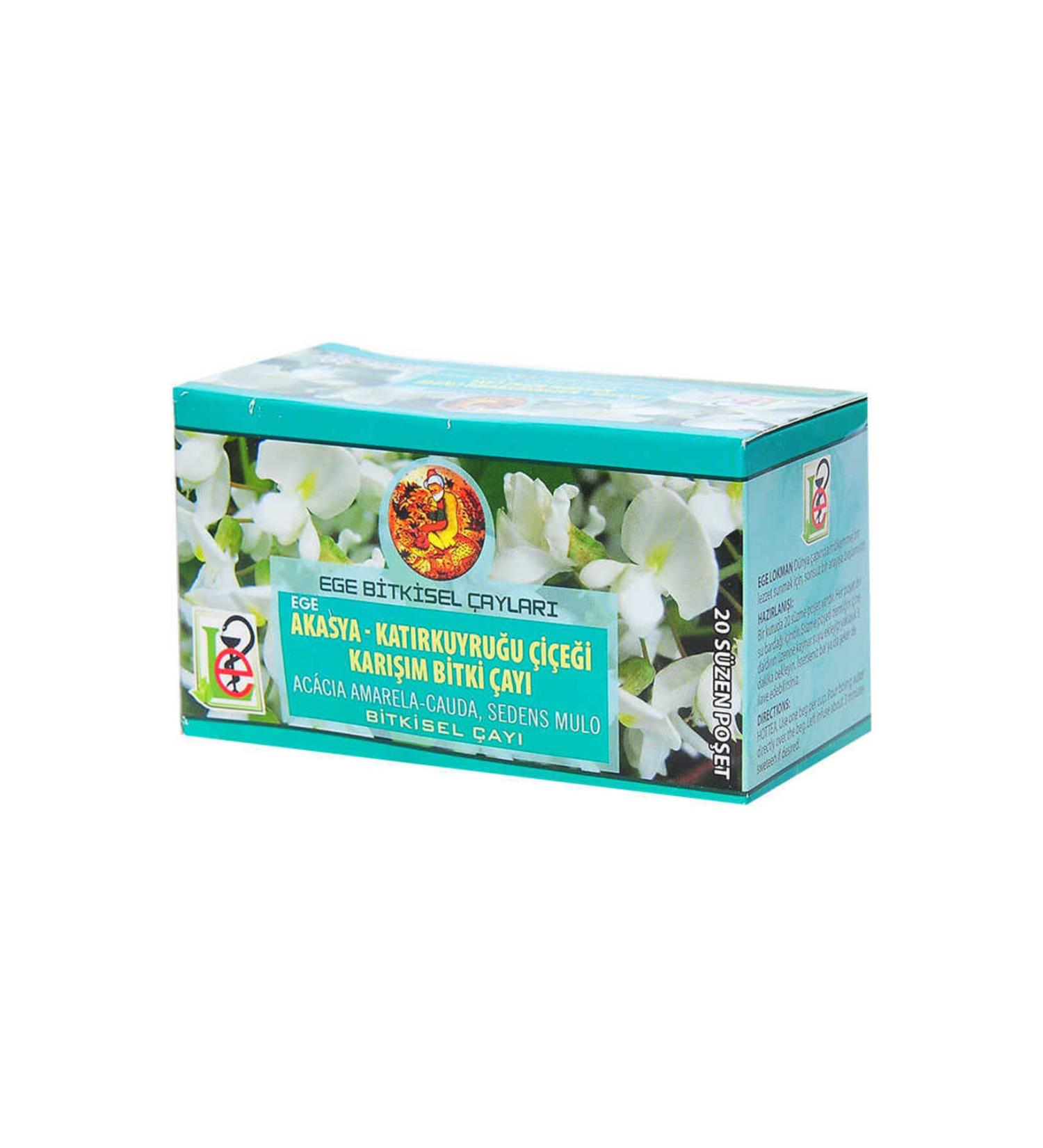 Byrclz Acacia Mud Flower Mix Herbal Tea 20 Filtering Bags Byrnew