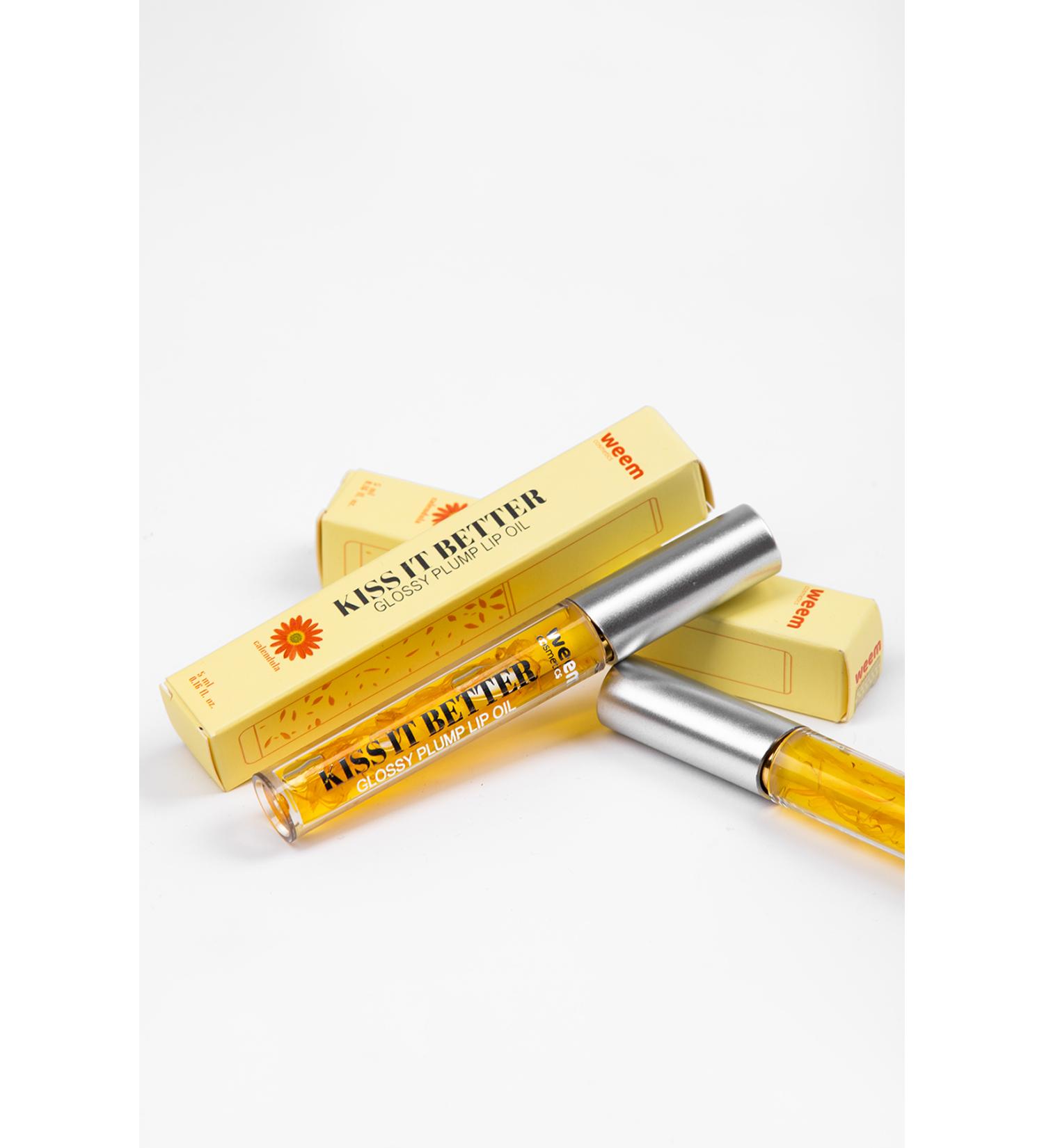weem Glossy Plump Lip Oil - Calendula - Buy Online on GoSupps.com