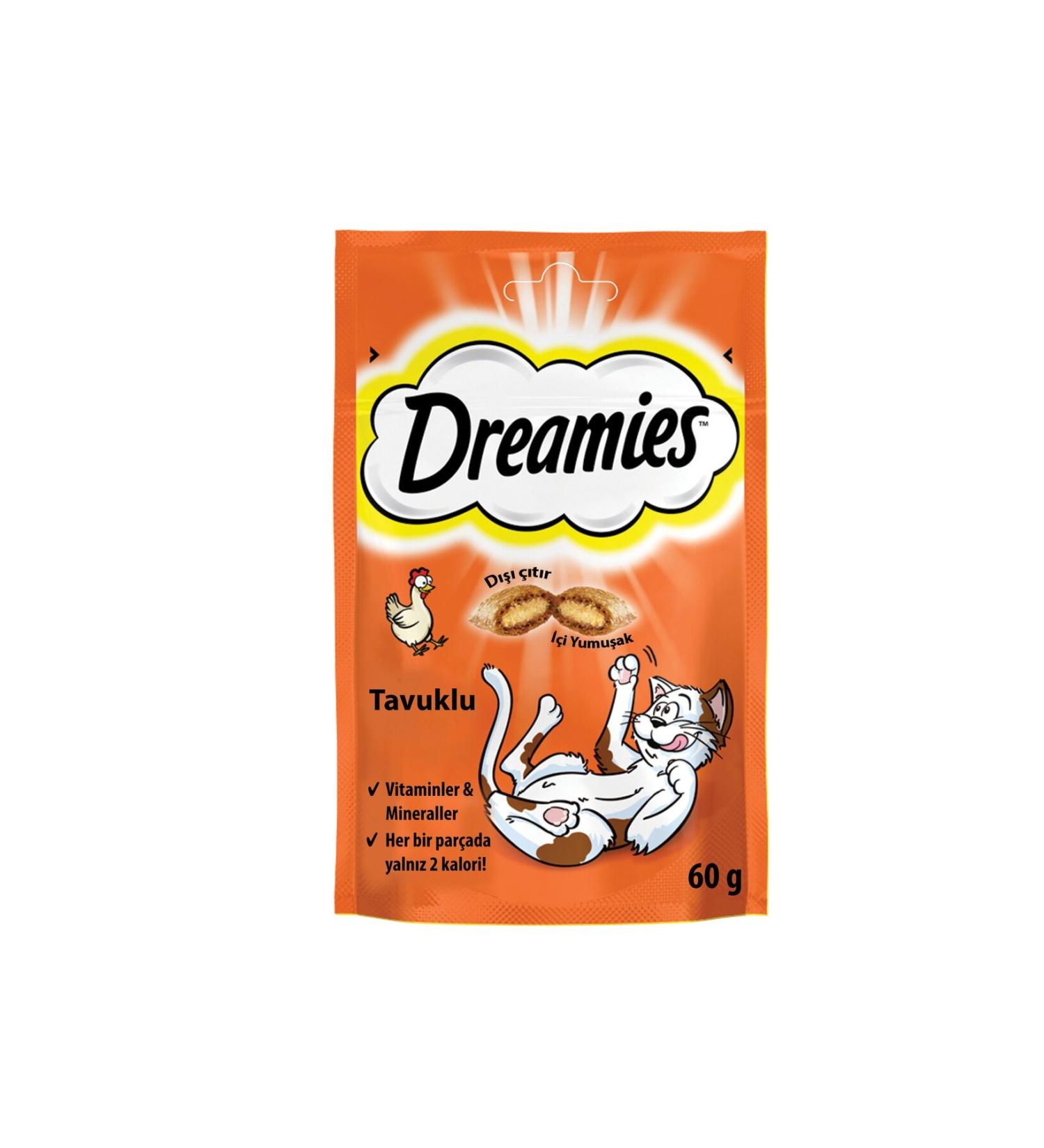 Baltac Petshop Dreamies Chicken Cat Reward Food 60 G x 6 pieces