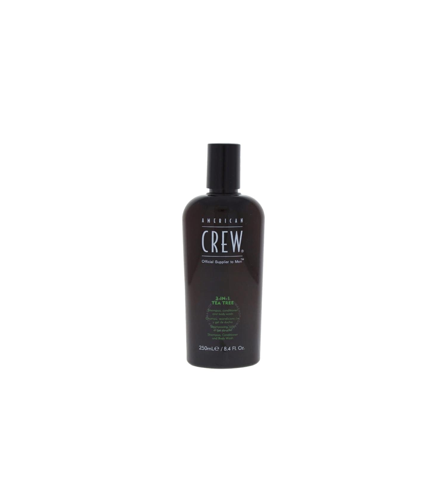 American Crew 3-IN-1 TEA TREE NOURISHING SHAMPOO 250 ML PURIFIES EXCESS OIL FROM HAIR DKHAIR215