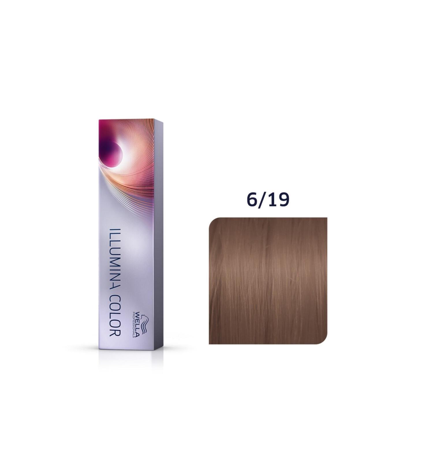 wella Professionals ILLUMINA COLOR 6/19 PERFECT HAIR PERMANENT HAIR DYE 60 ML GKHAIR293