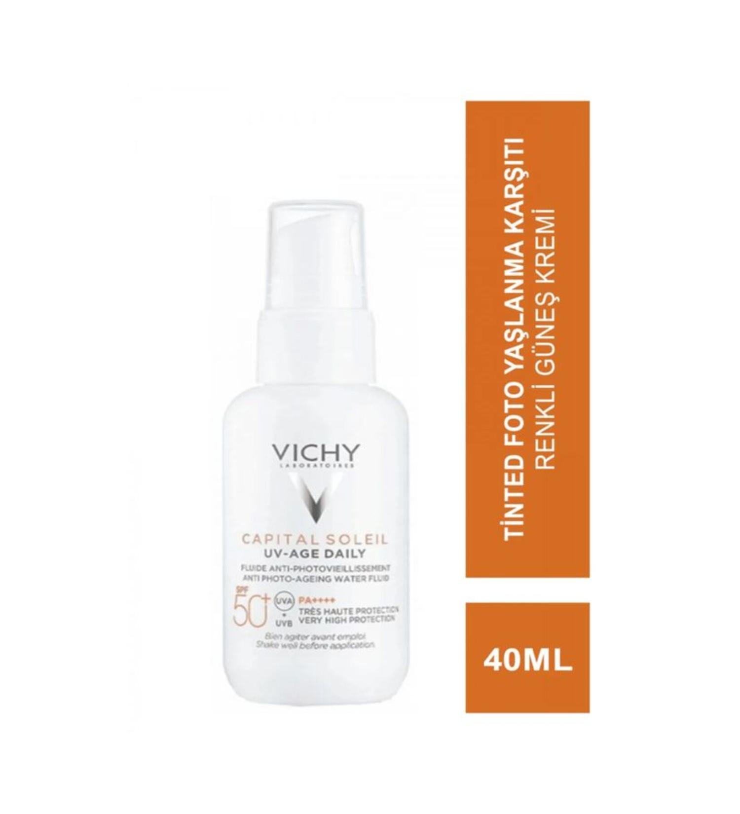 Vichy Capital Soleil Uv-age Daily Tinted Color Anti-Aging Spf 50 50 ml - Buy Online on GoSupps.com