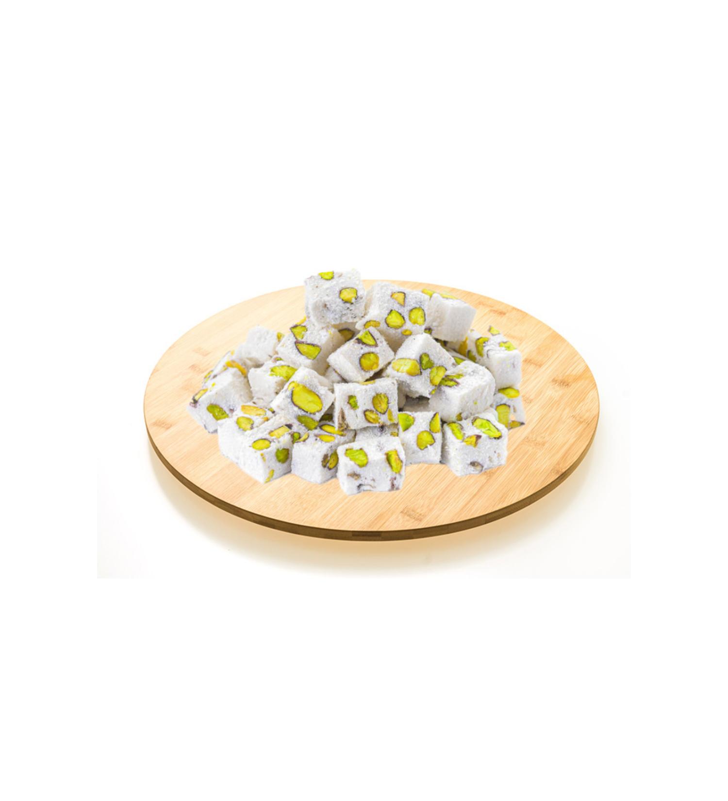 PISTACHIOS GAH EM Turkish Delight with Soapwort and Pistachios Double Roasted 500 Gr