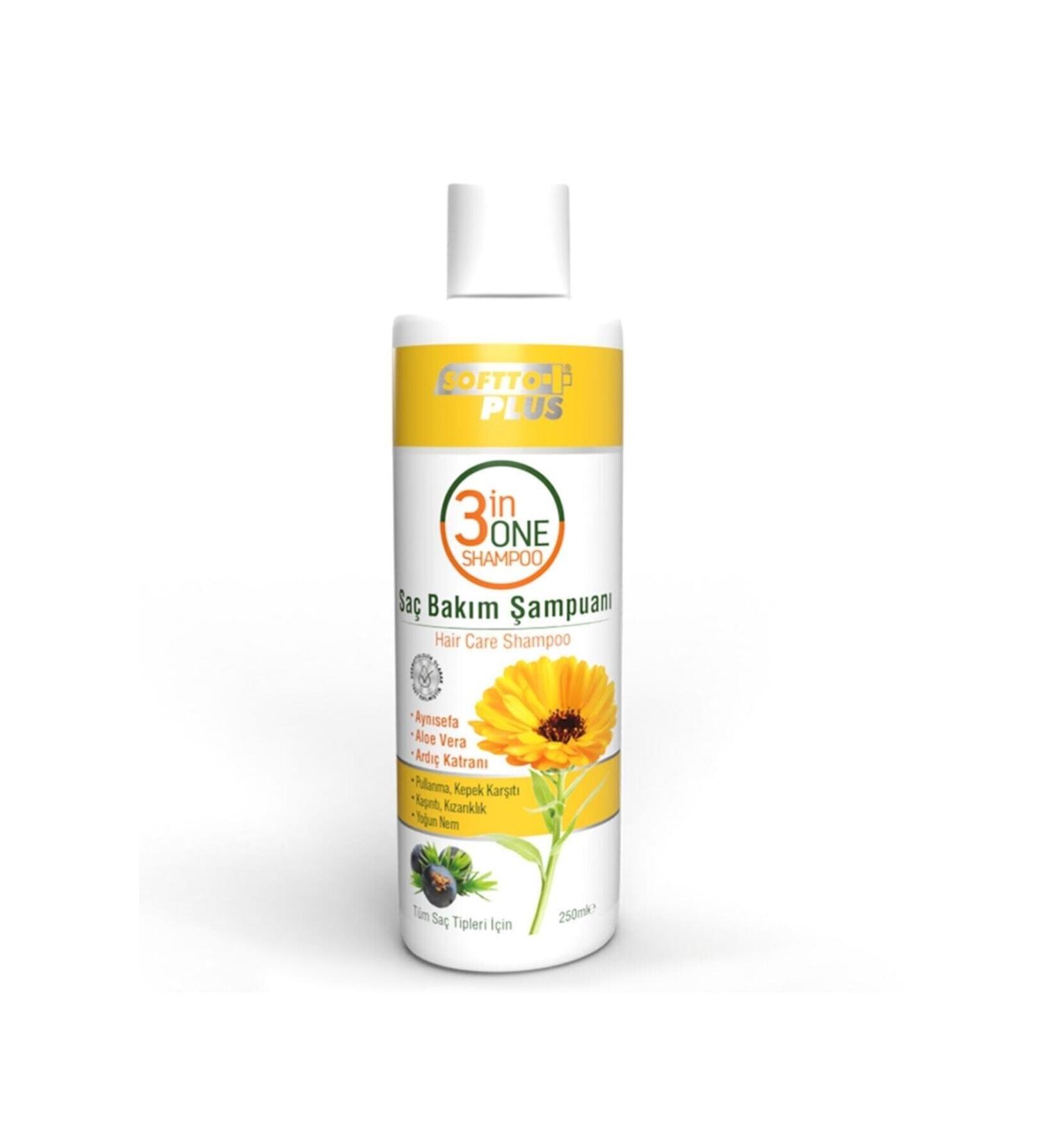 Softto Plus 3 IN 1 REVIVAL CARE SHAMPOO FOR SENSITIVE HAIR 250 ML KEYON890