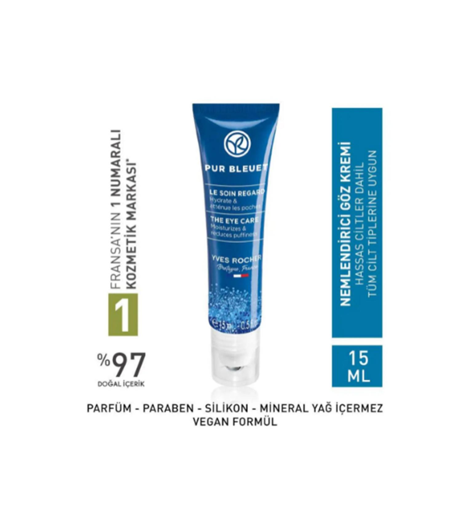Yves Rocher Eye Serum - All Skin Types / Pur Bleuet 15ml - Buy Online on GoSupps.com