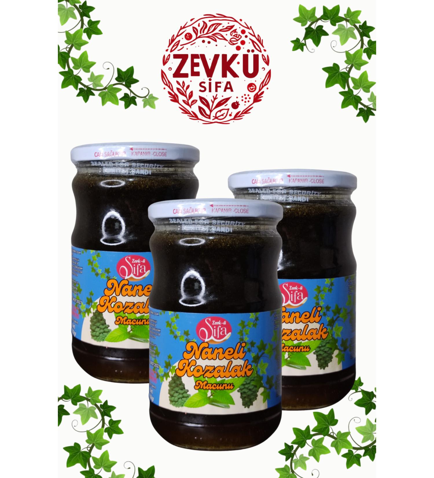 Pleasure Healing Mesir Paste 3 Jars Mint Cone Paste 850 gr