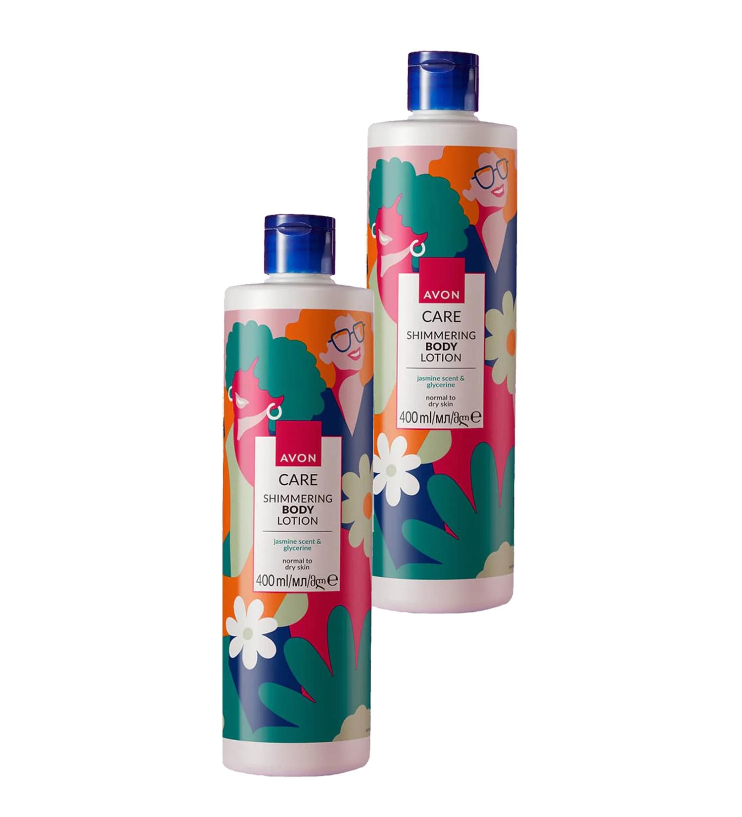 Avon Care Shimmering Jasmine Scented Body Lotion with Glycerin 400 Ml. Set of Two - Buy Online on GoSupps.com