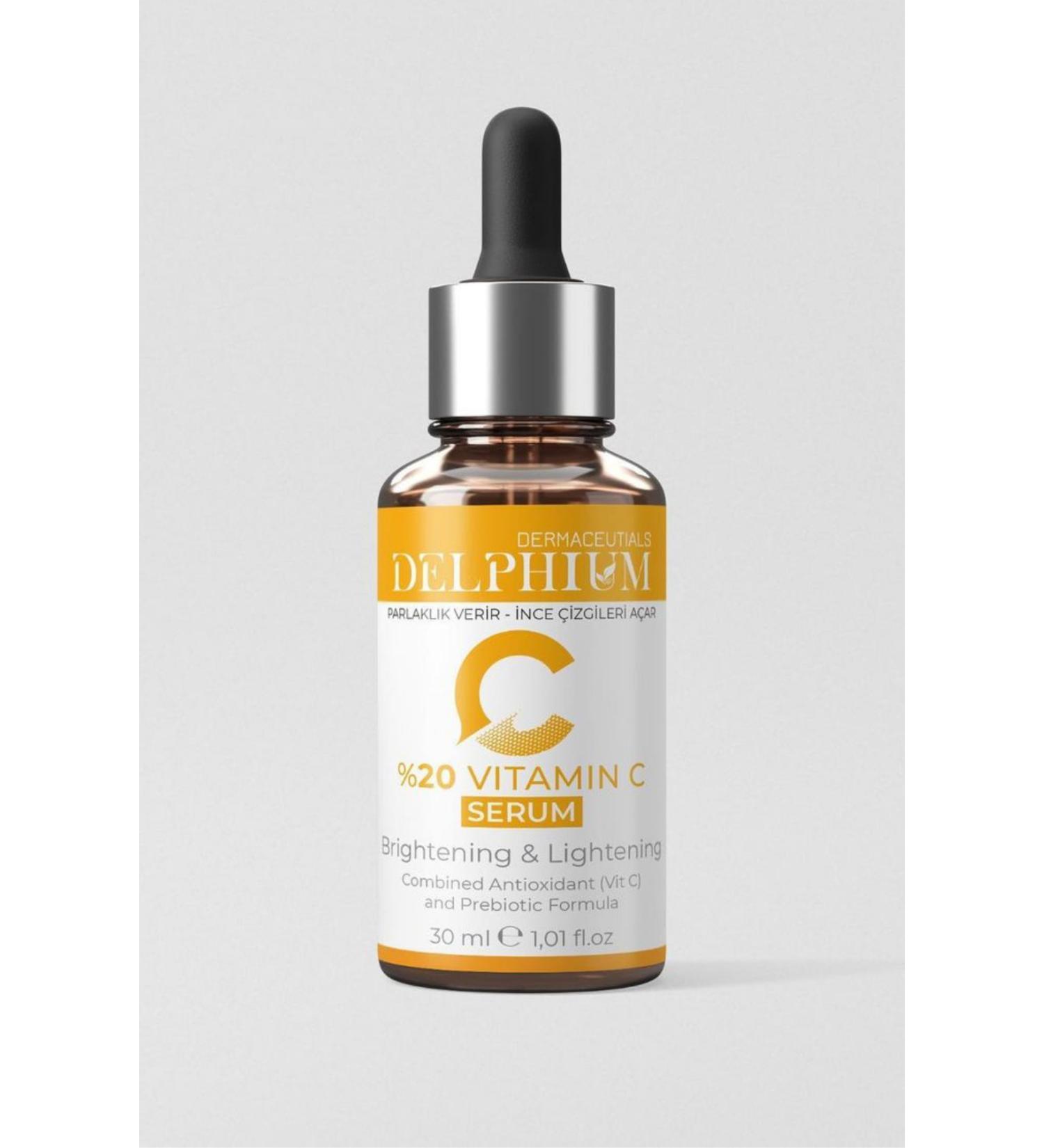 DELPHIUM Brightening Revitalizing and Brightening Color Tone Equalizing Vitamin C Serum 30ml