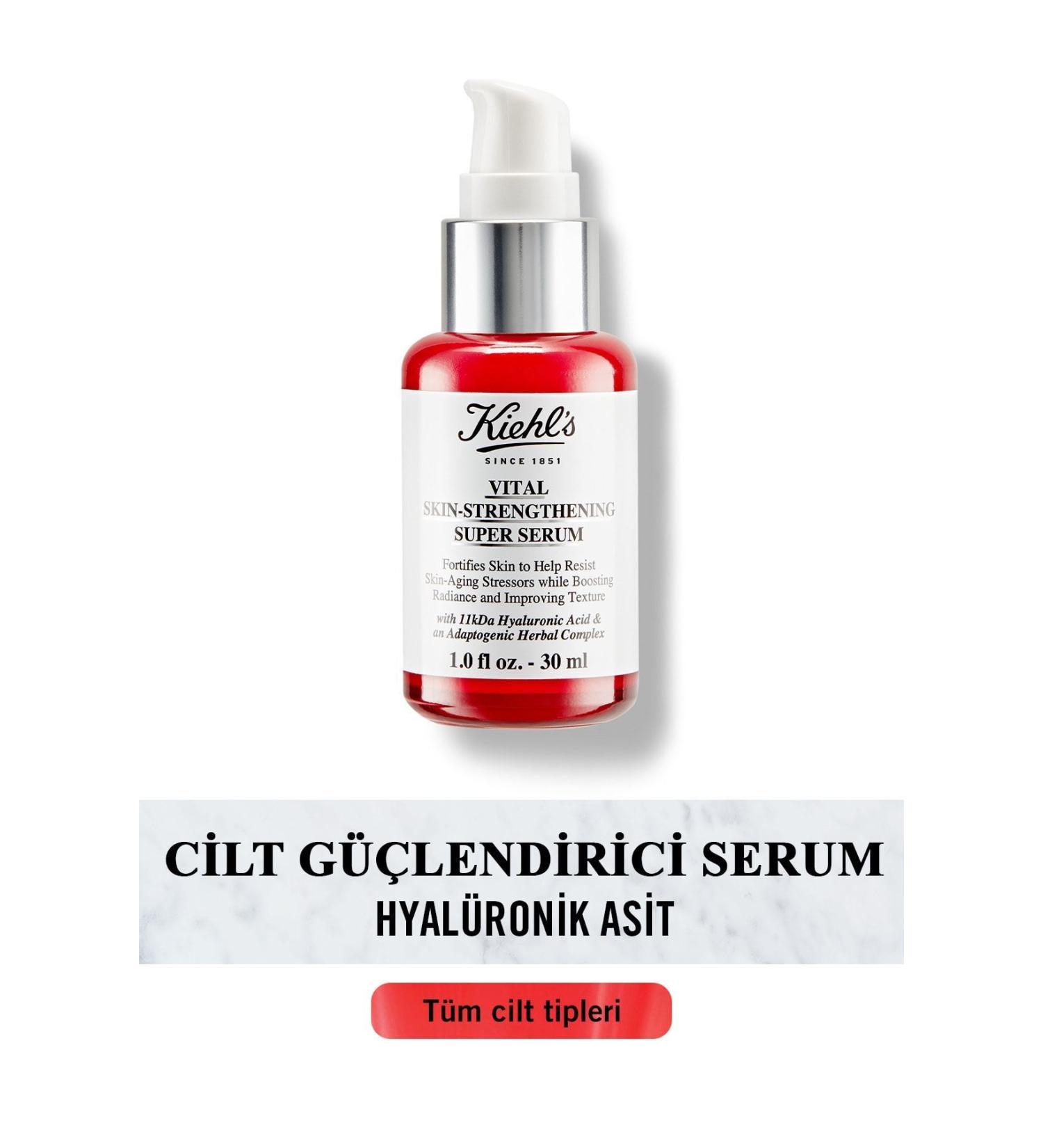 Kiehl's SKIN BRIGHTENING SUPER SERUM WITH VITAL HYALURONIC ACID 30 ML PSSN1249 - Buy Online on GoSupps.com