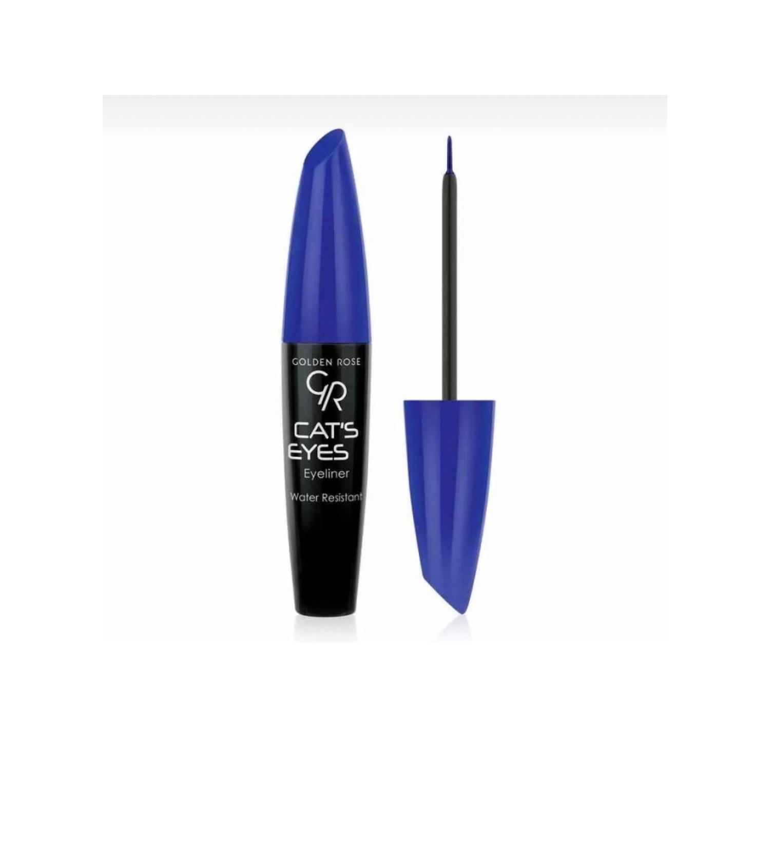 Golden Rose Cat's Eyes Liner - Matte Blue - Matte Eyeliner