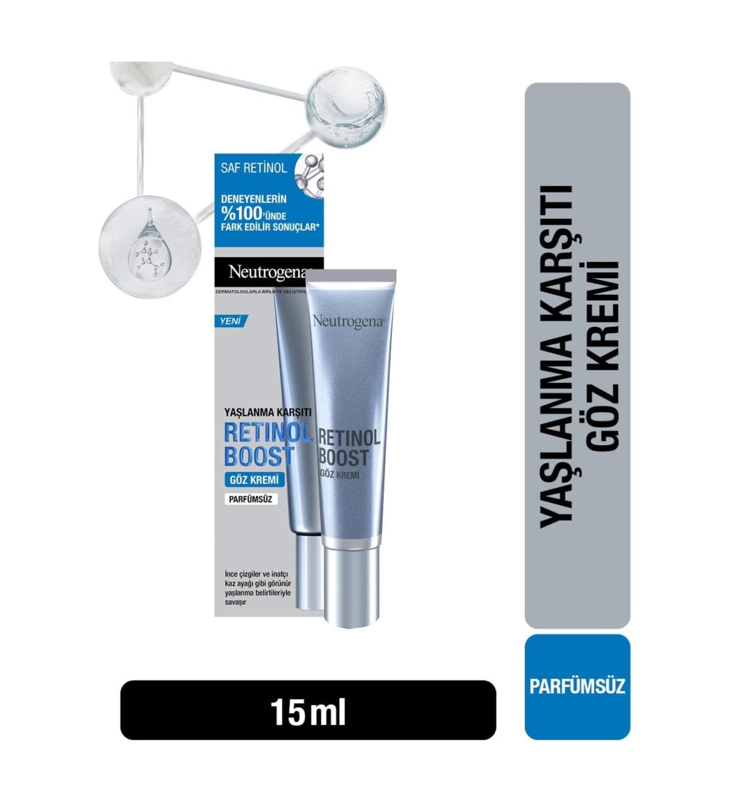 Neutrogena Retinol Boost Ya lanma Kar t G z Kremi 15 ml CYT797464641313179741313100565200552622528