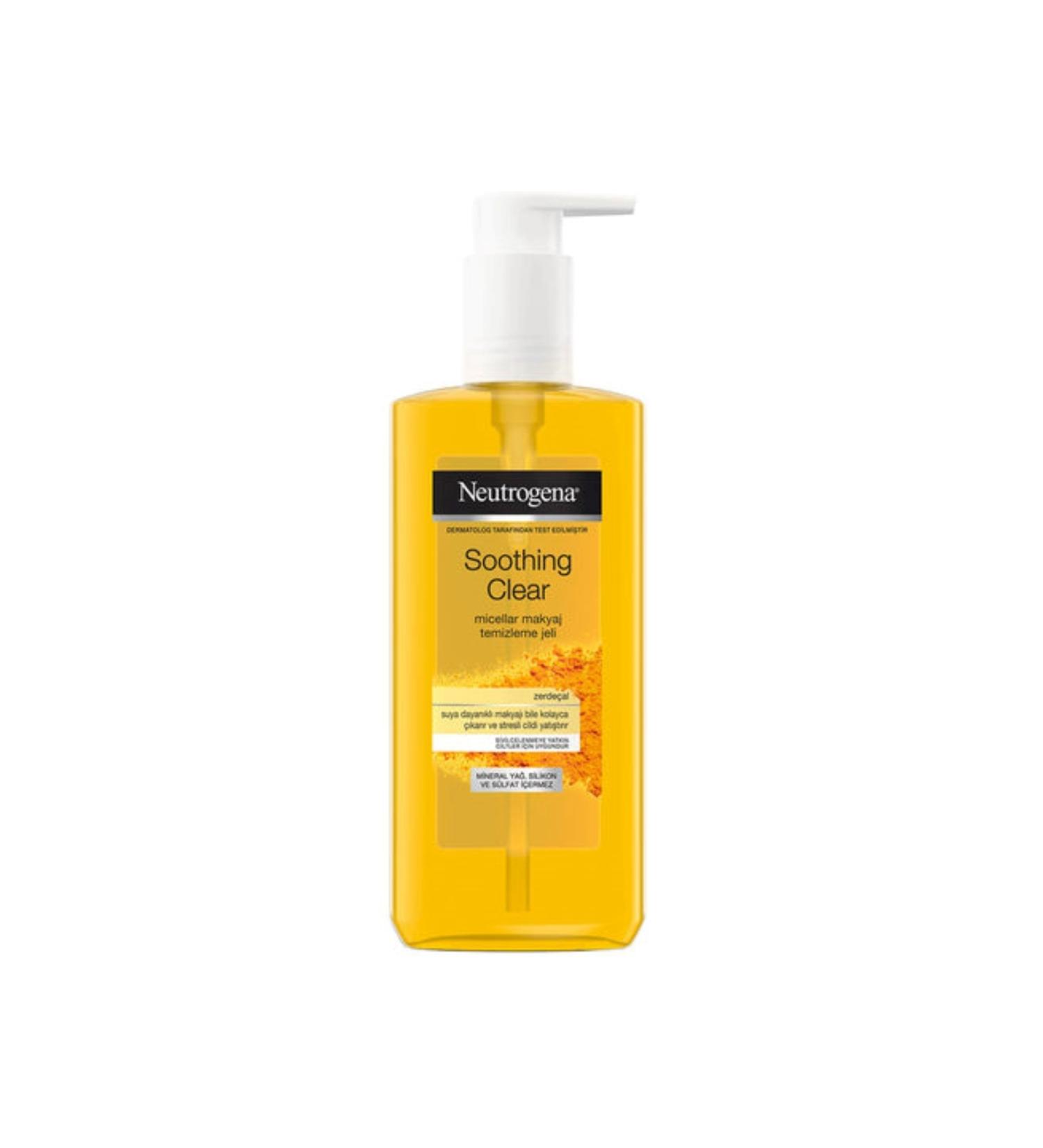 Neutrogena Soothing Clear Micellar-Makeup Remover Gel for Sensitive Skin 200 Ml CYT79744464641313