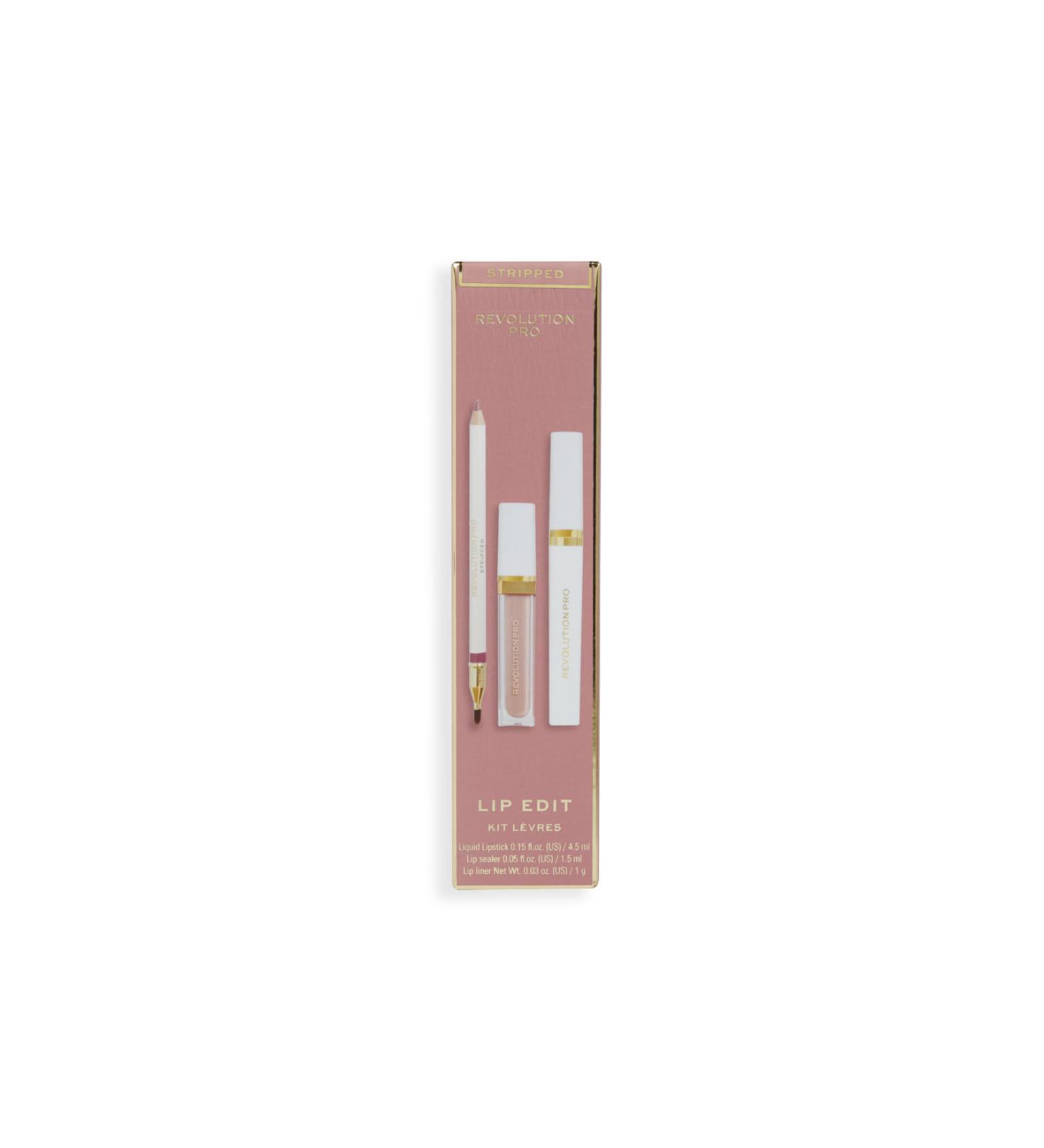 Revolution Pro Iconic Lip Edit Lip Gloss Set (Stripped) - Buy Online on GoSupps.com