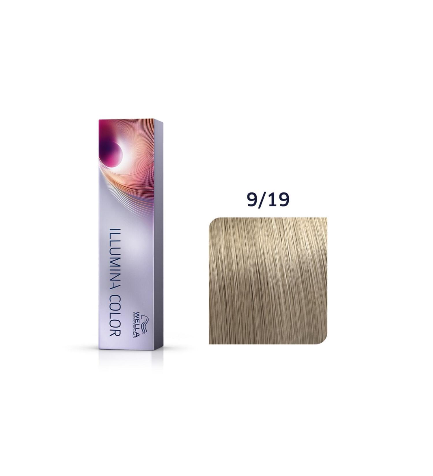 wella Professionals ILLUMINA COLOR 9/19 PERFECT HAIR PERMANENT HAIR DYE 60 ML GKHAIR248