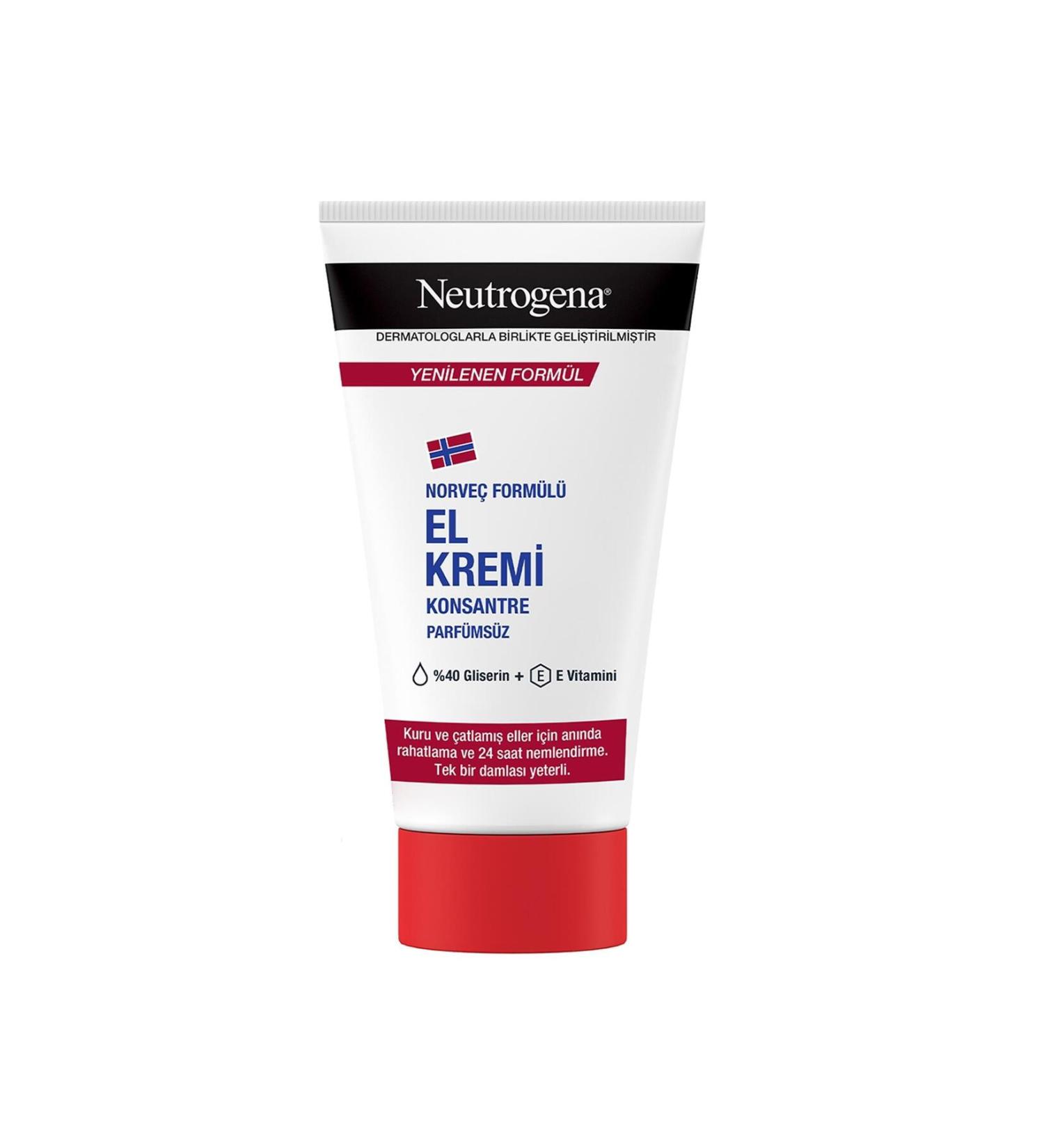 Neutrogena Concentrated Formula Unscented Hand Cream 75 ml