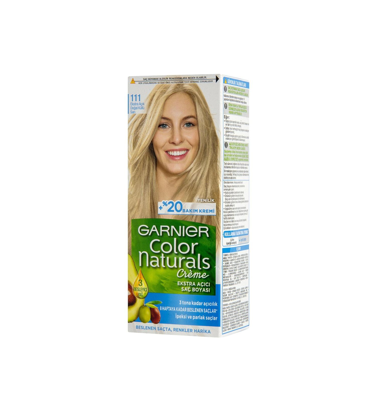Garnier Color Naturals Dye 111 Extra Light Natural Ash Blonde