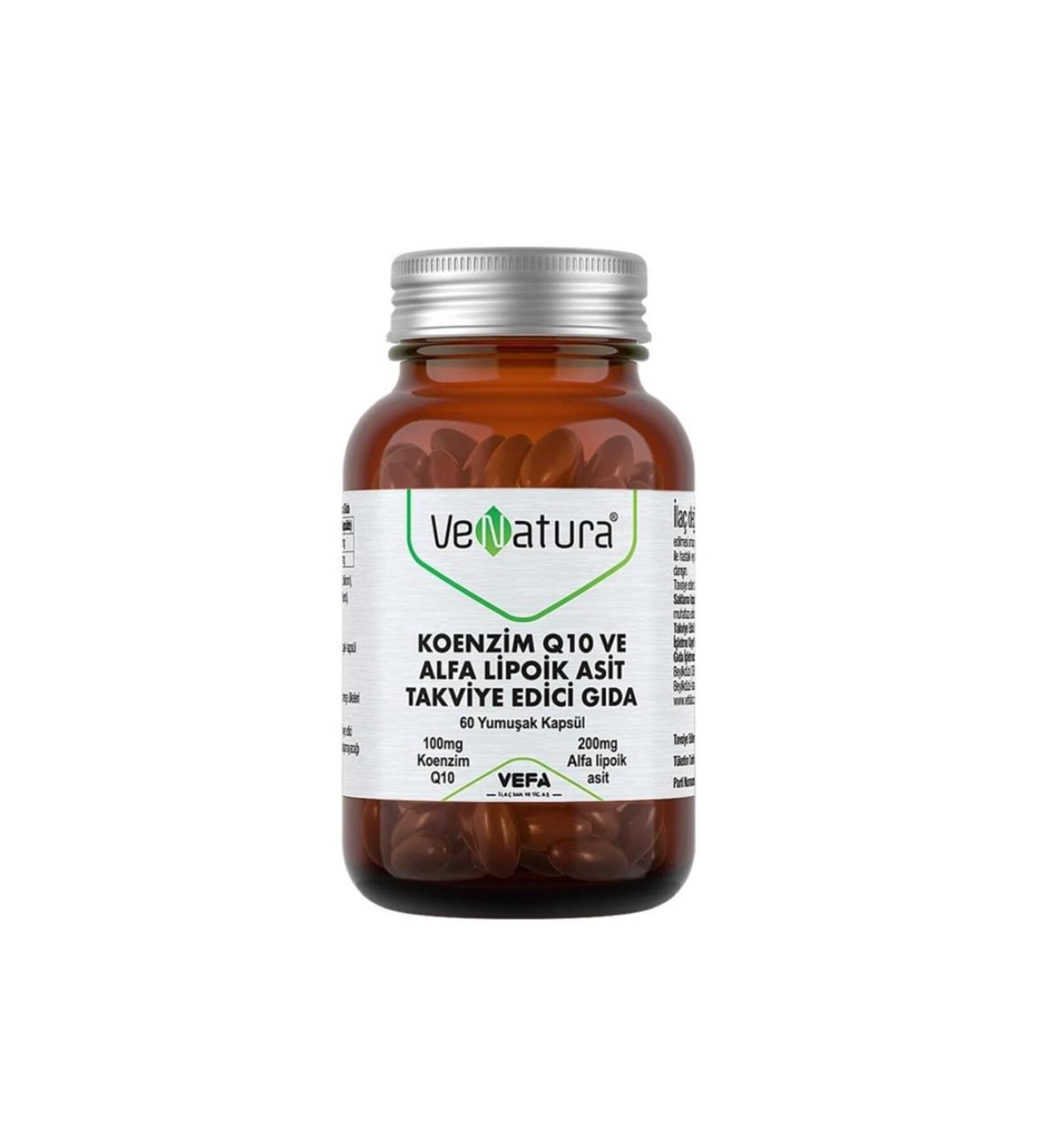 Venatura Coenzyme Q10 and Alpha Lipoic Acid 60 Softgels