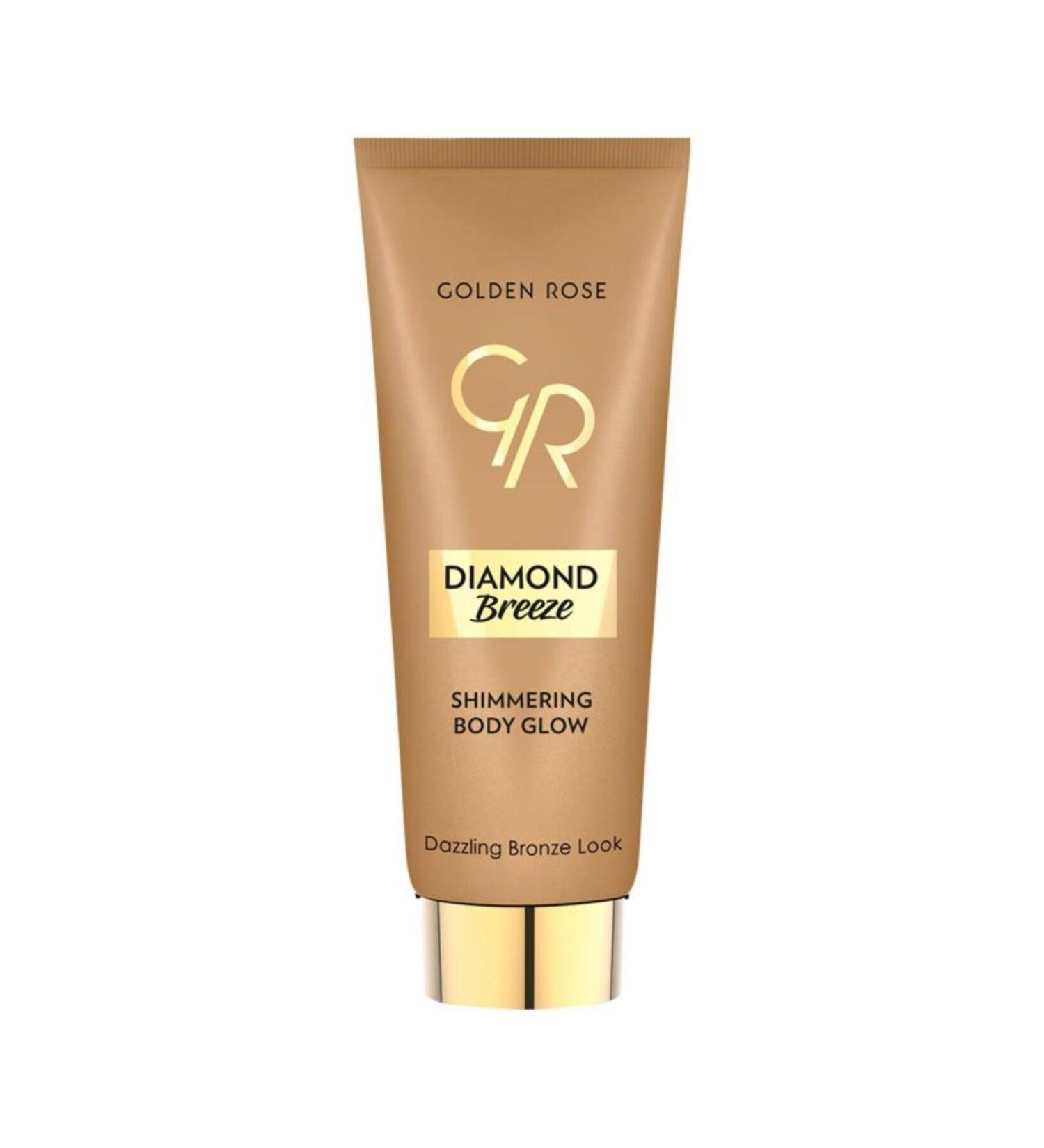 Golden Rose Face & Body Illuminator - Diamond Breeze Shimmering Body Glow-dazzle Gold