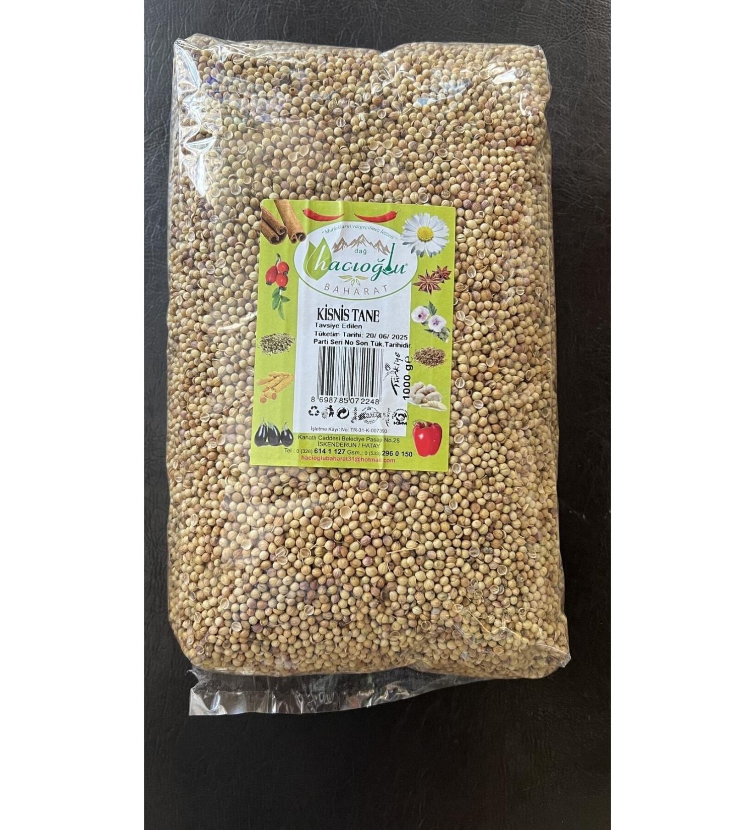 Hac o lu Spice Hatay Local Grain Coriander K zbara 1 kg / 1000 gr