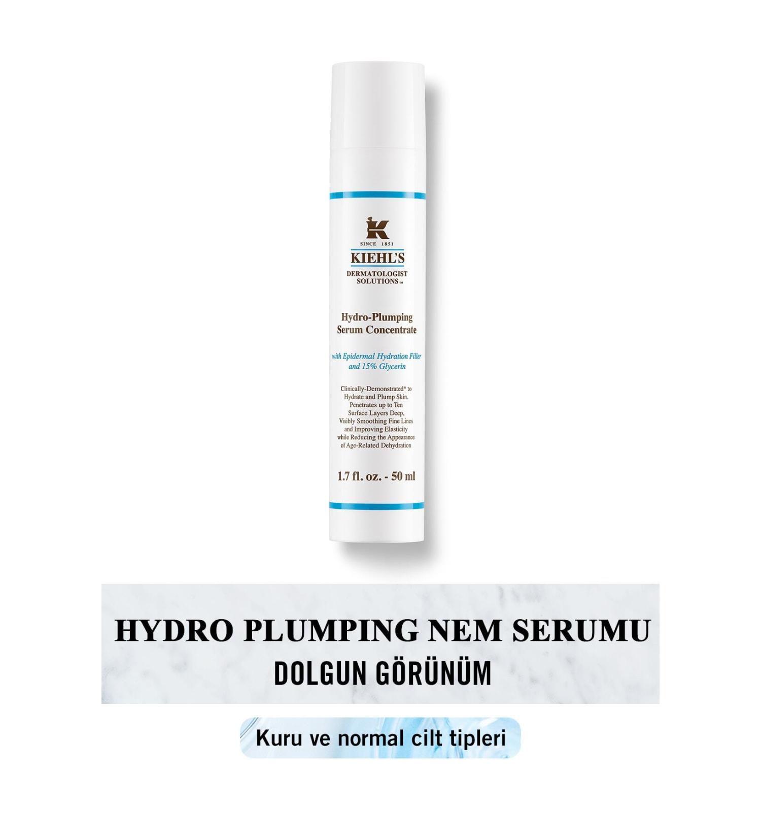 Kiehl's HYDRO-PLUMPING MOISTURE SERUM THAT GIVES THE SKIN A PLUMP LOOK 50 ML KEYON925 - Buy Online on GoSupps.com