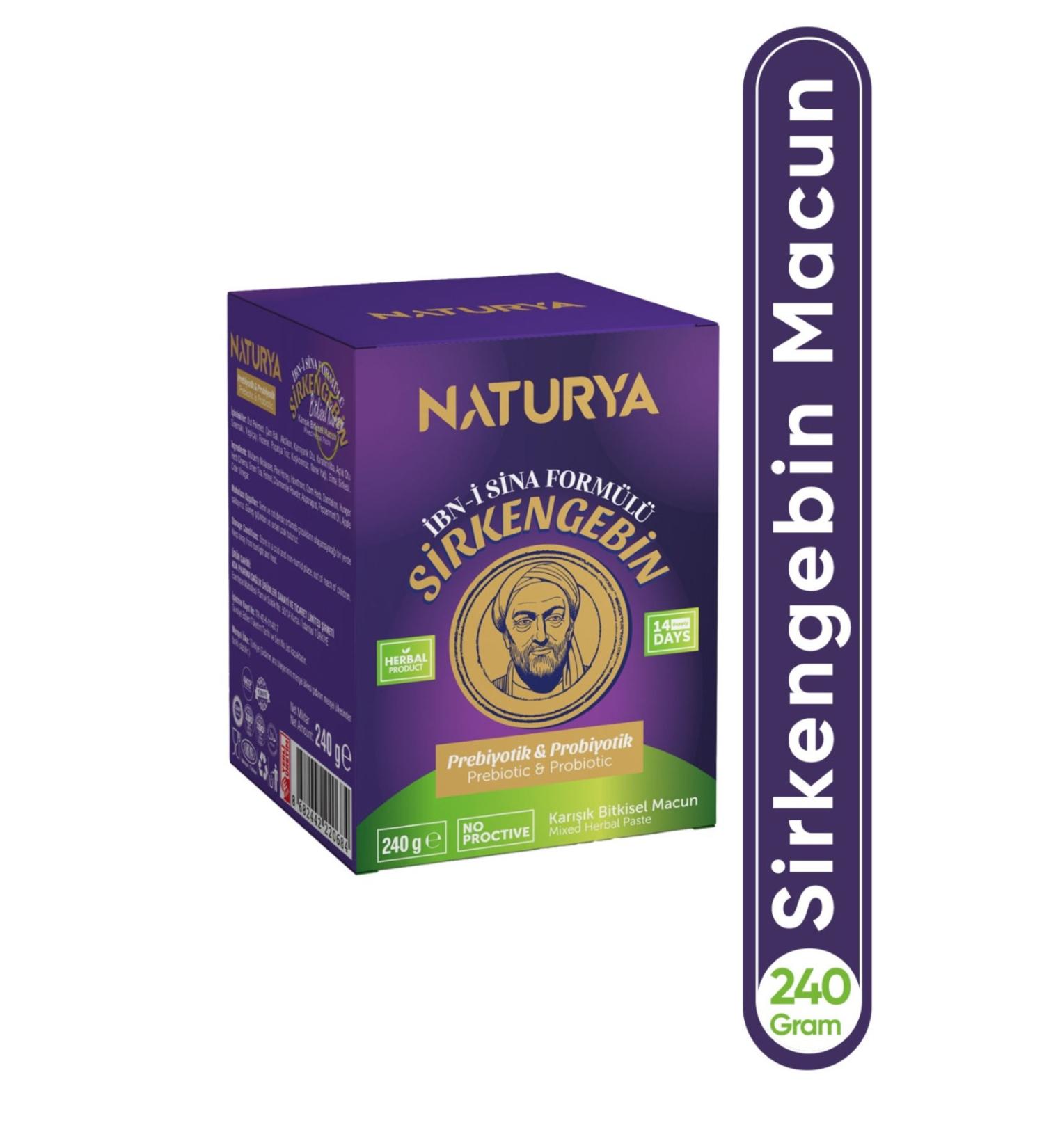 NATURYA Sirkengebin Mixed Herbal Paste 240 gr. - Buy Online on GoSupps.com