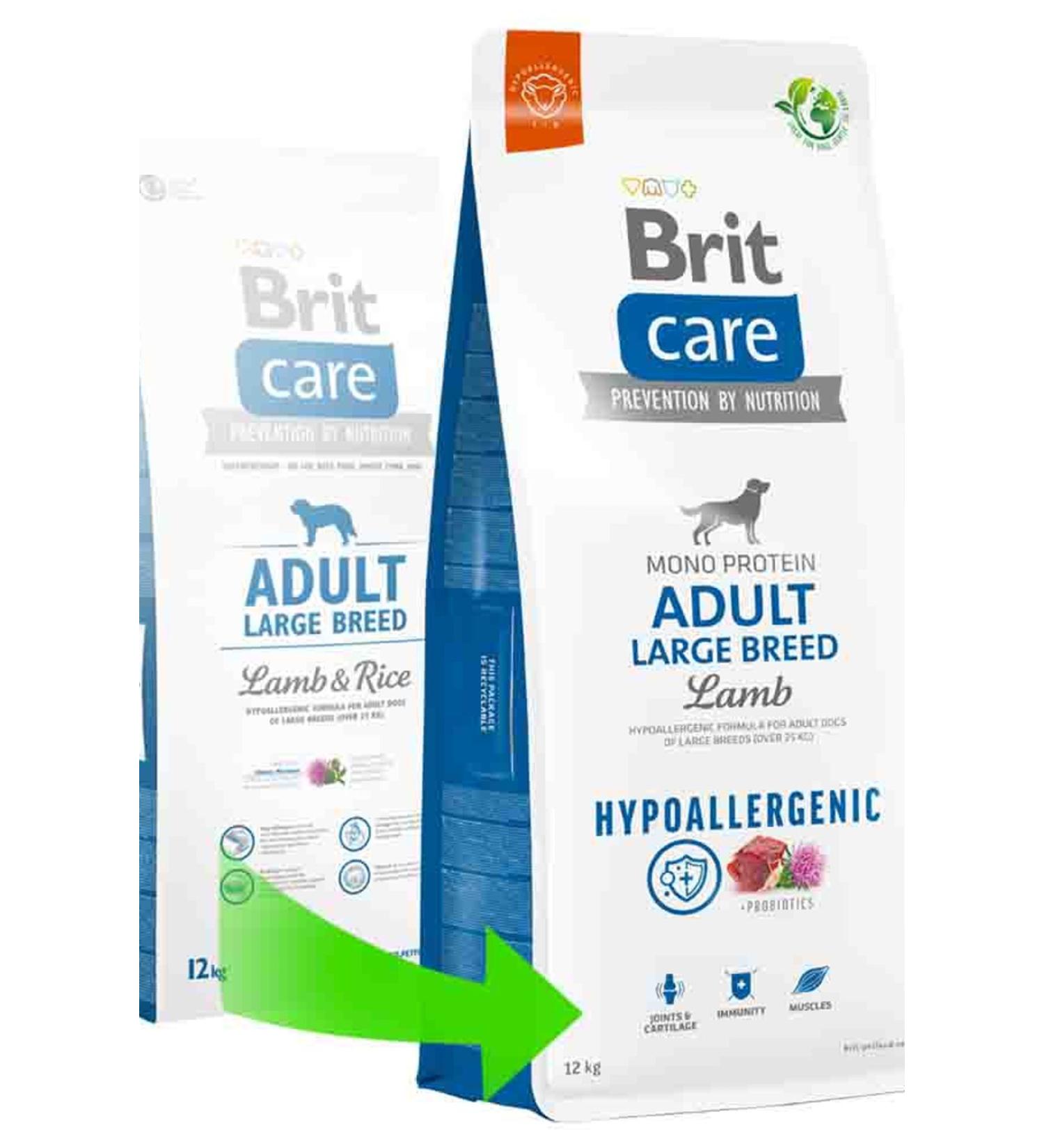 Brit Care Hypoallergenic Lamb Large Breed Adult Dog Food 12 Kg