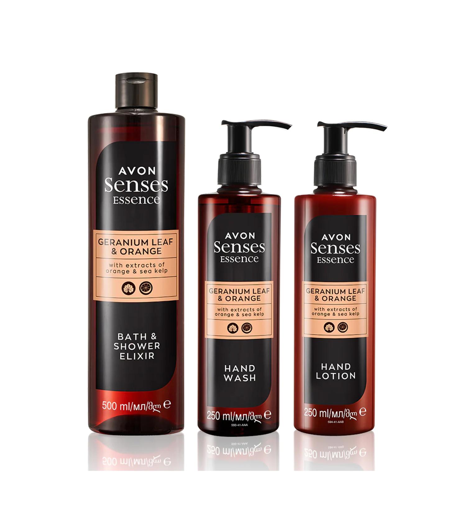 Avon Senses Essence Geranium Leaf and Parsley Scented Bath Pack - Buy Online on GoSupps.com